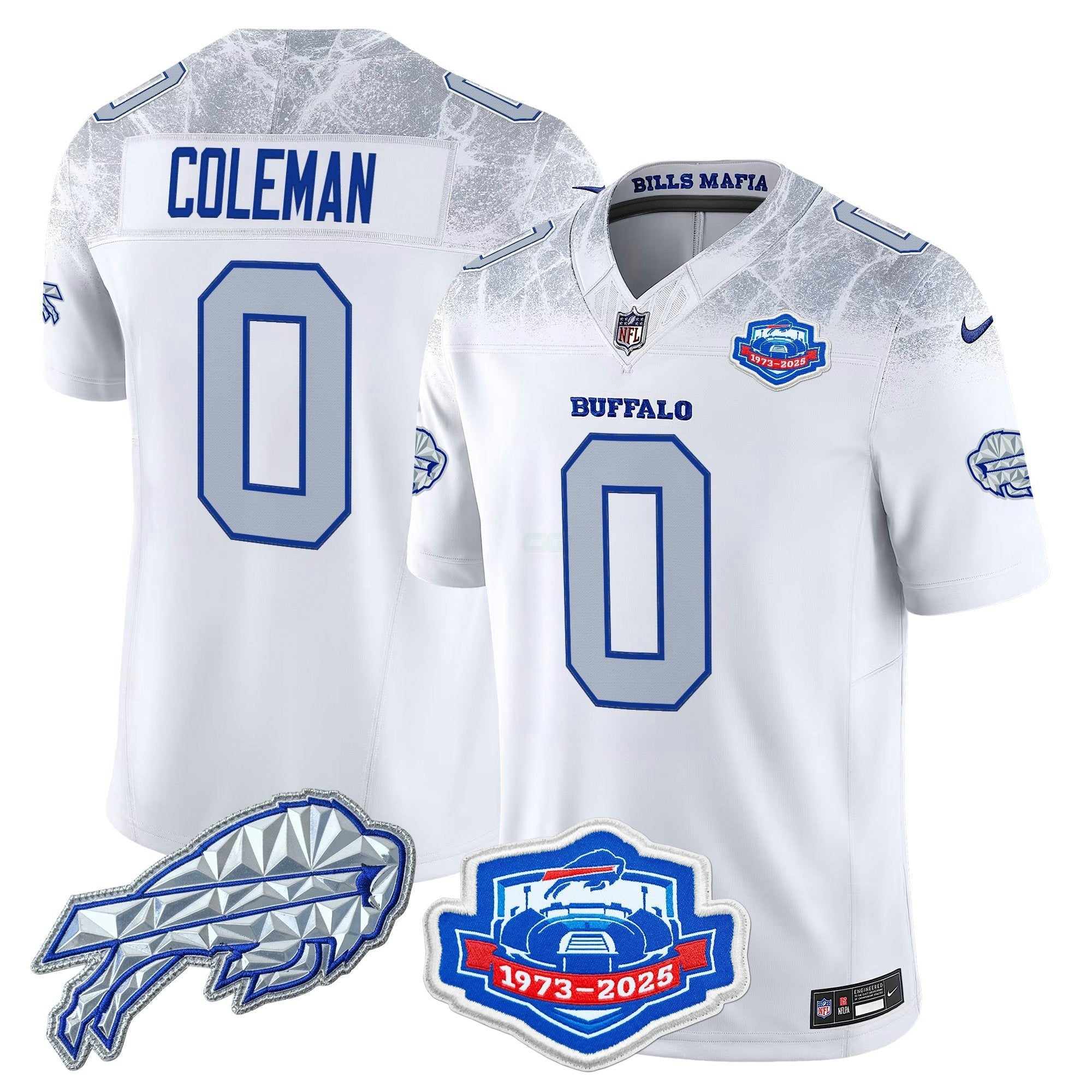 Camisa NFL Men’s Buffalo 2025 “Rivalries” Vapor Limited Jersey – Farewell Season Patch