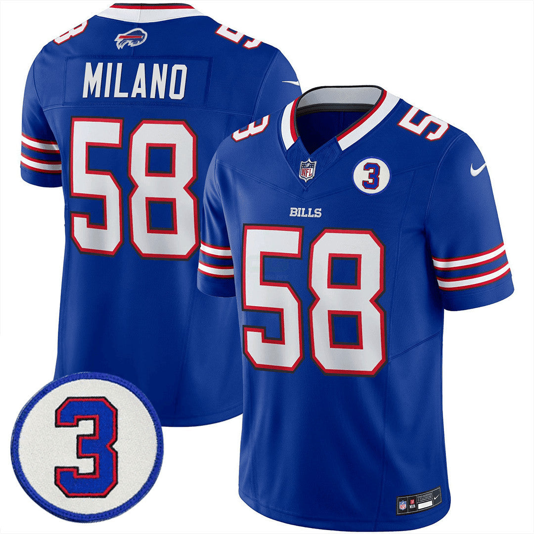 Camisa NFL Men’s Buffalo Damar Honoring Patch Vapor Limited Jersey