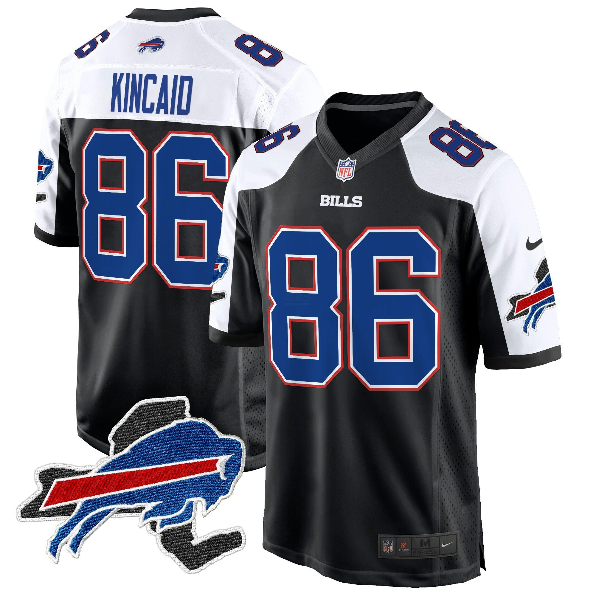 Camisa NFL Men’s Buffalo New York Patch Game Jersey