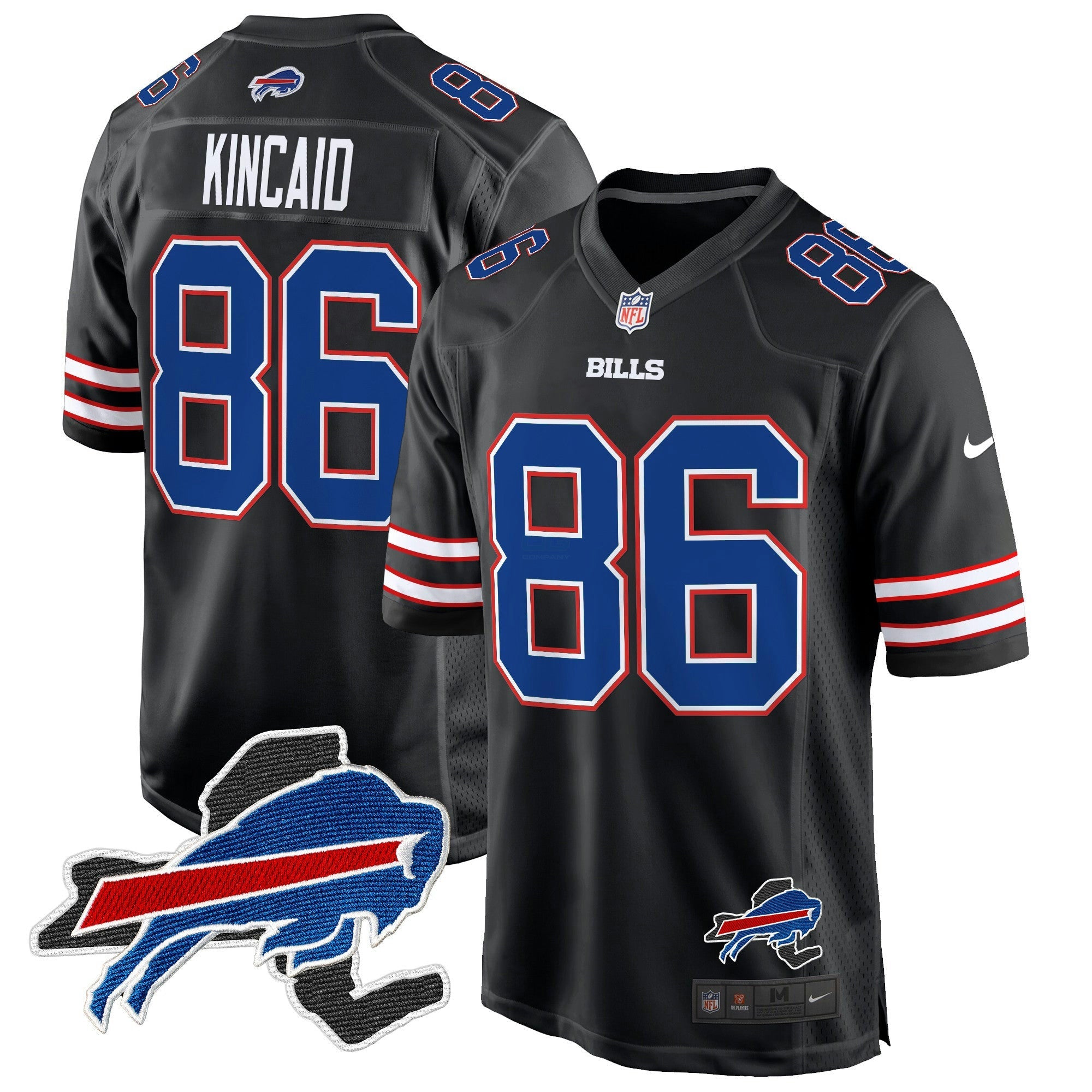 Camisa NFL Men’s Buffalo New York Patch Game Jersey