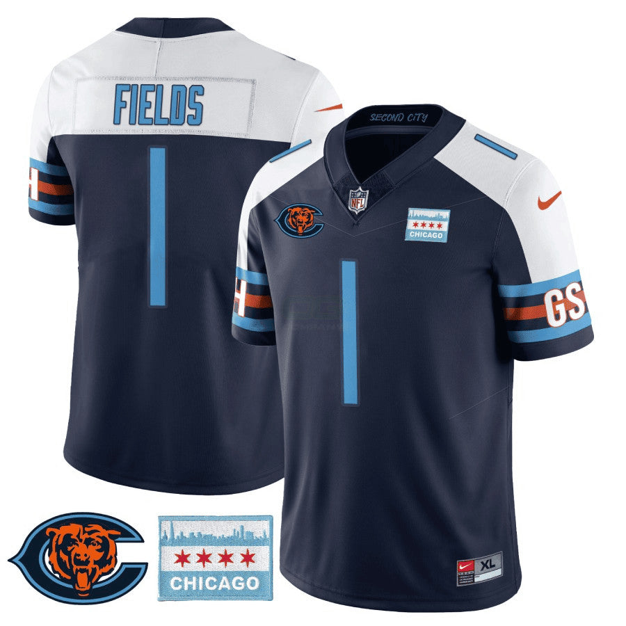 Camisa NFL Men’s Chicago City Edition GSH Jersey – Chicago Flag