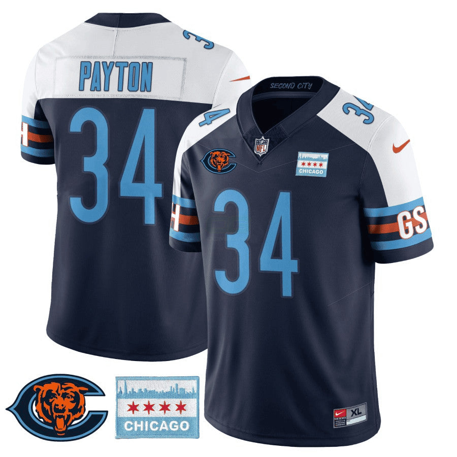 Camisa NFL Men’s Chicago City Edition GSH Jersey – Chicago Flag