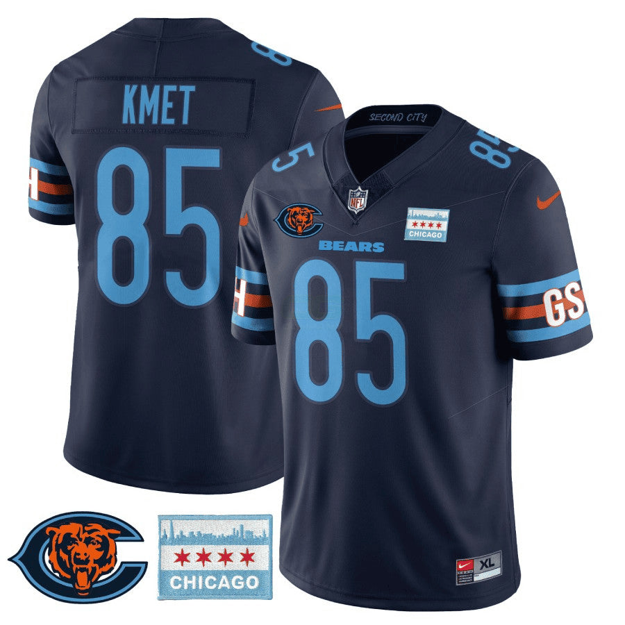 Camisa NFL Men’s Chicago City Edition GSH Jersey – Chicago Flag
