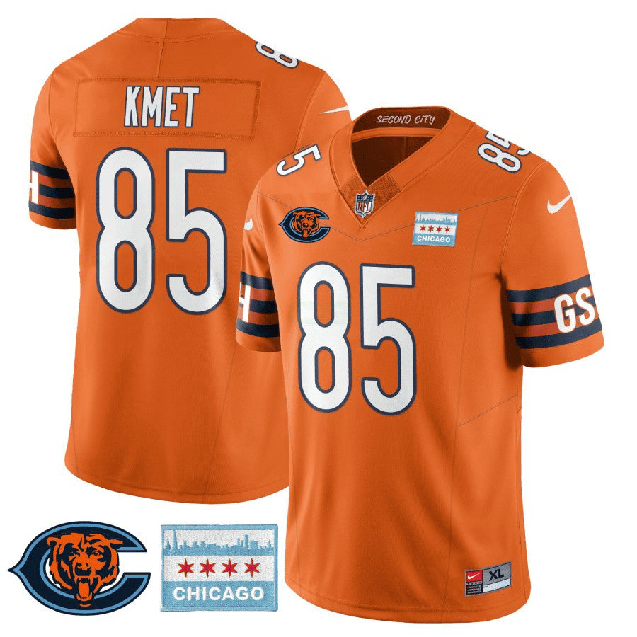 Camisa NFL Men’s Chicago City Edition GSH Jersey – Chicago Flag