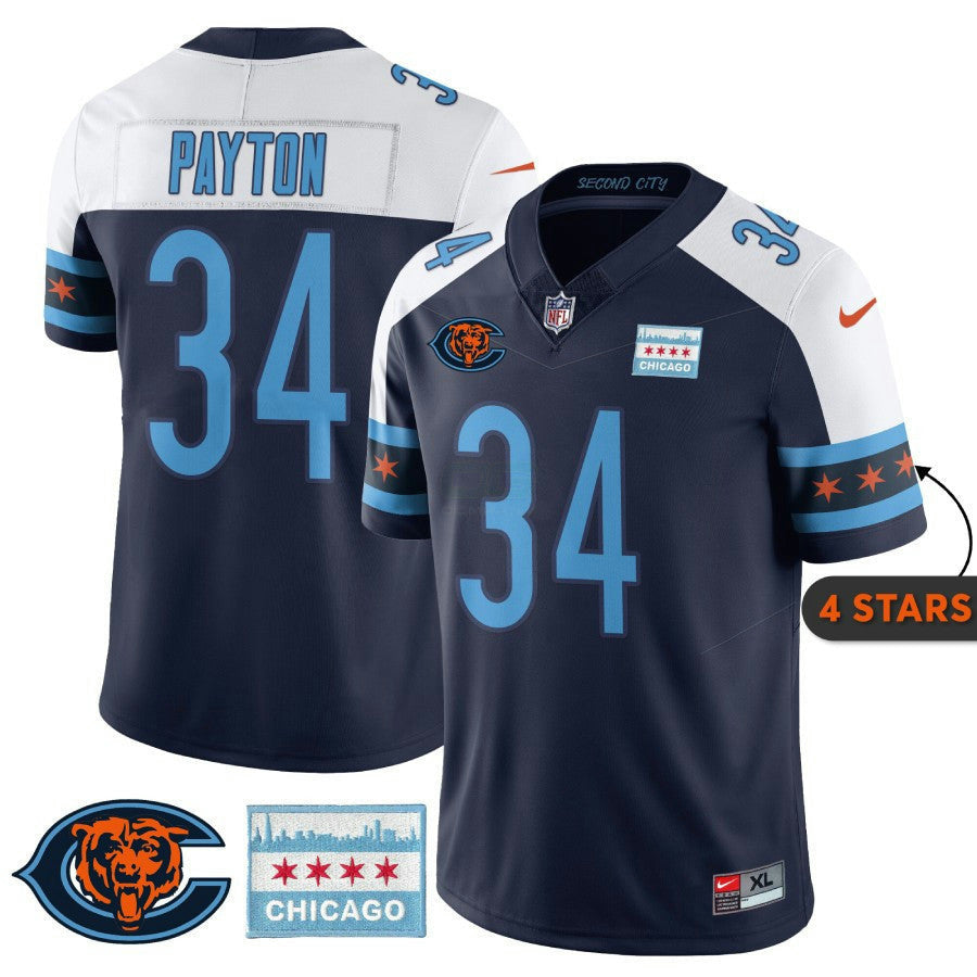 Camisa NFL Men’s Chicago City Edition Jersey – Chicago Flag