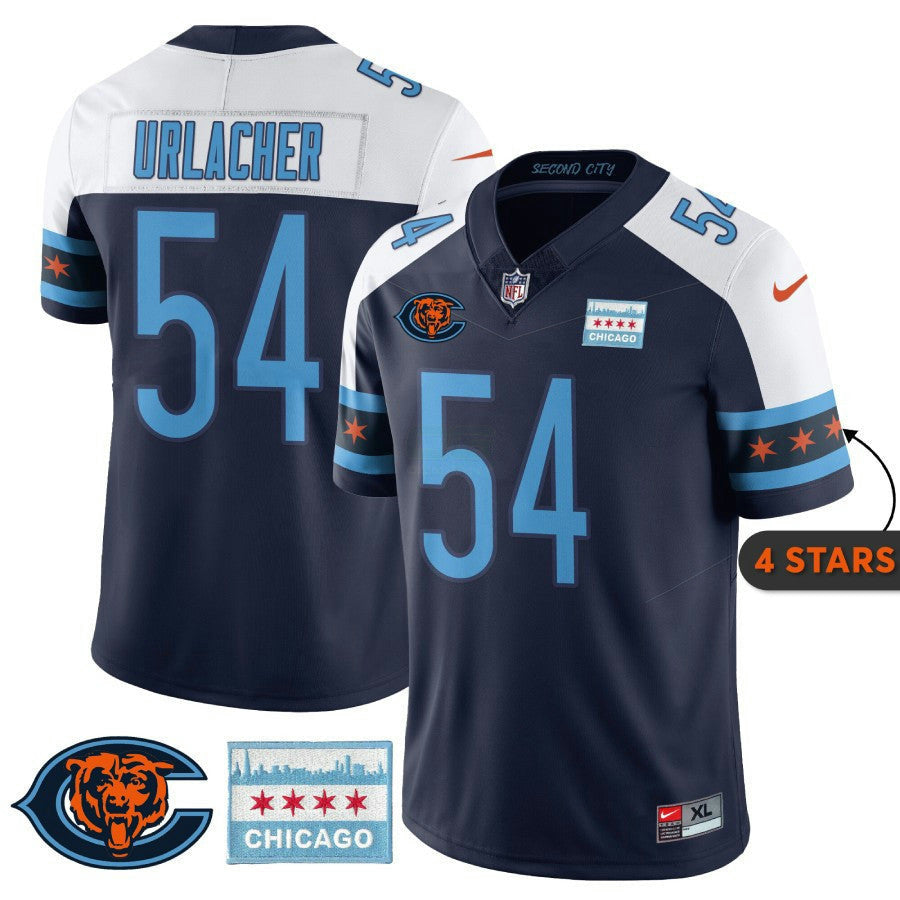 Camisa NFL Men’s Chicago City Edition Jersey – Chicago Flag