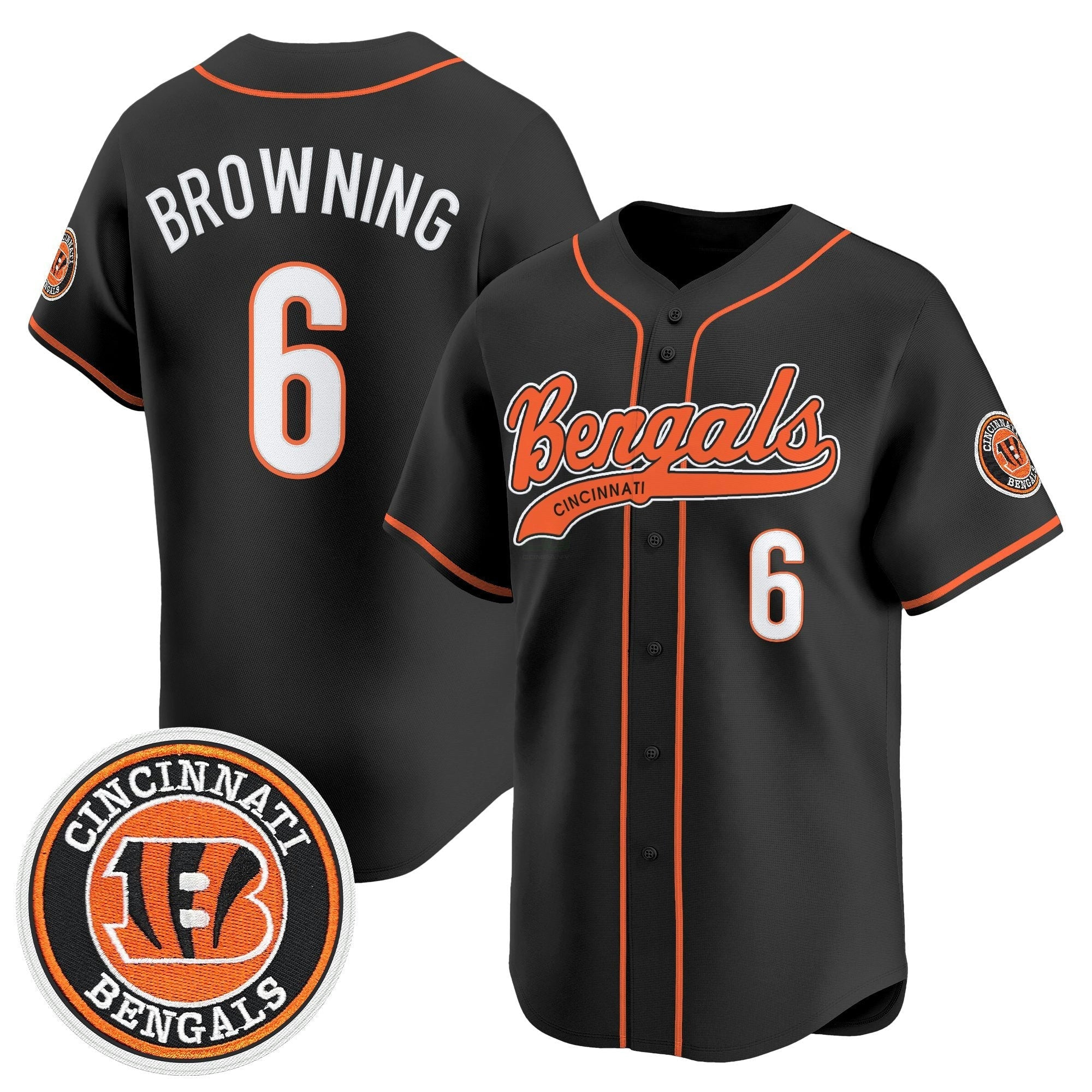 Camisa NFL Men’s Cincinnati 2025 Vapor Limited Jersey
