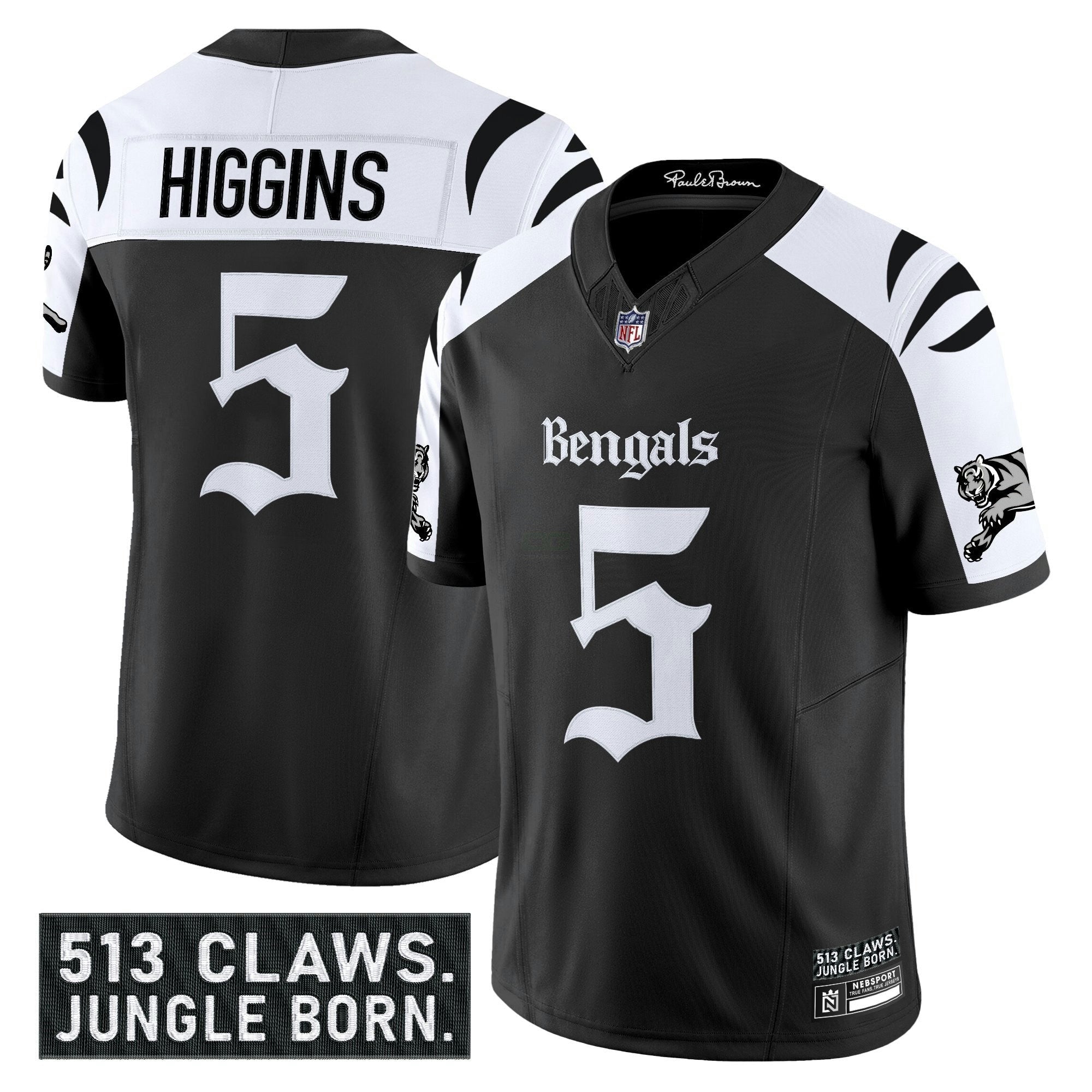 Camisa NFL Men’s Cincinnati ‘Gothic Jungle Shadows Edition’ Vapor Limited Jersey
