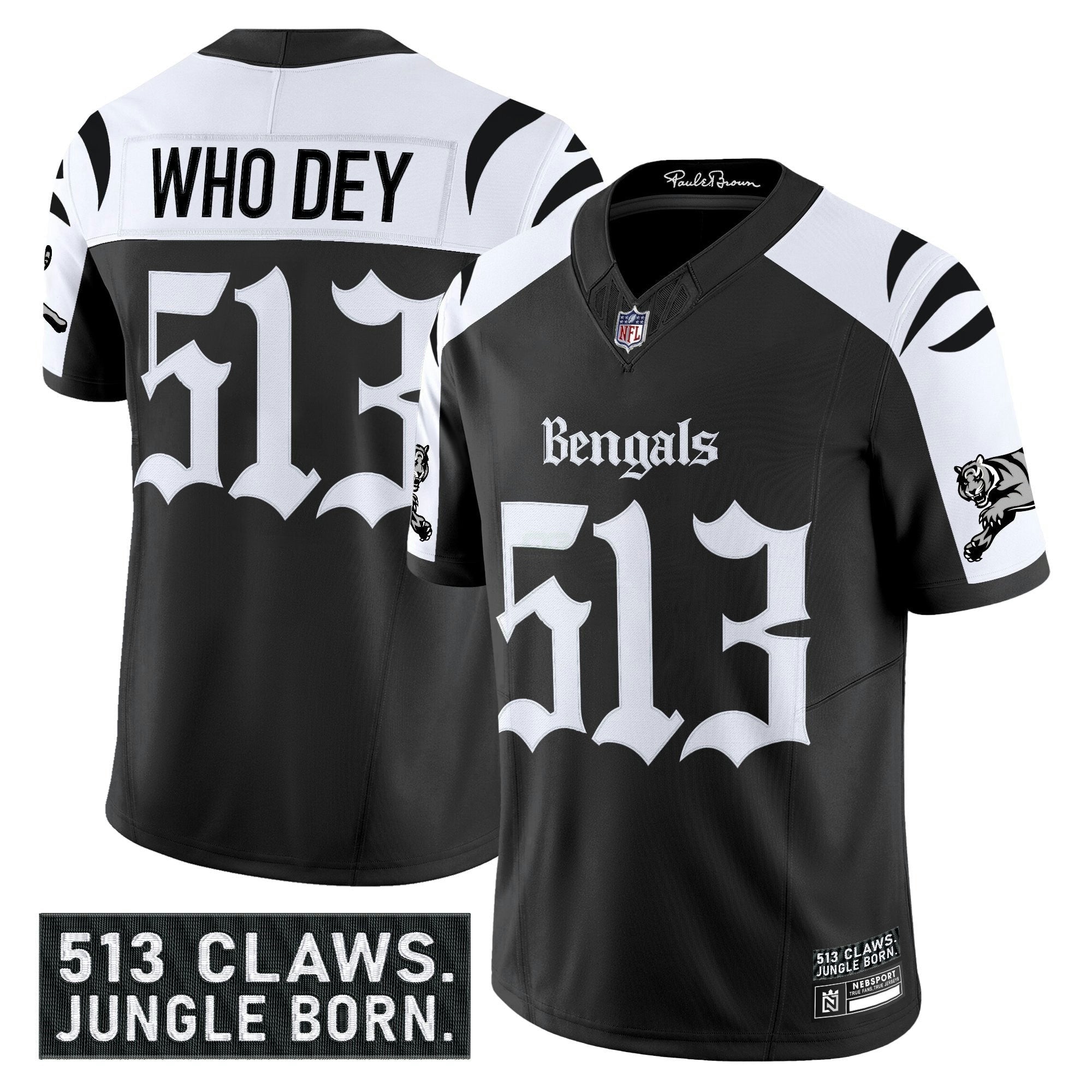 Camisa NFL Men’s Cincinnati ‘Gothic Jungle Shadows Edition’ Vapor Limited Jersey