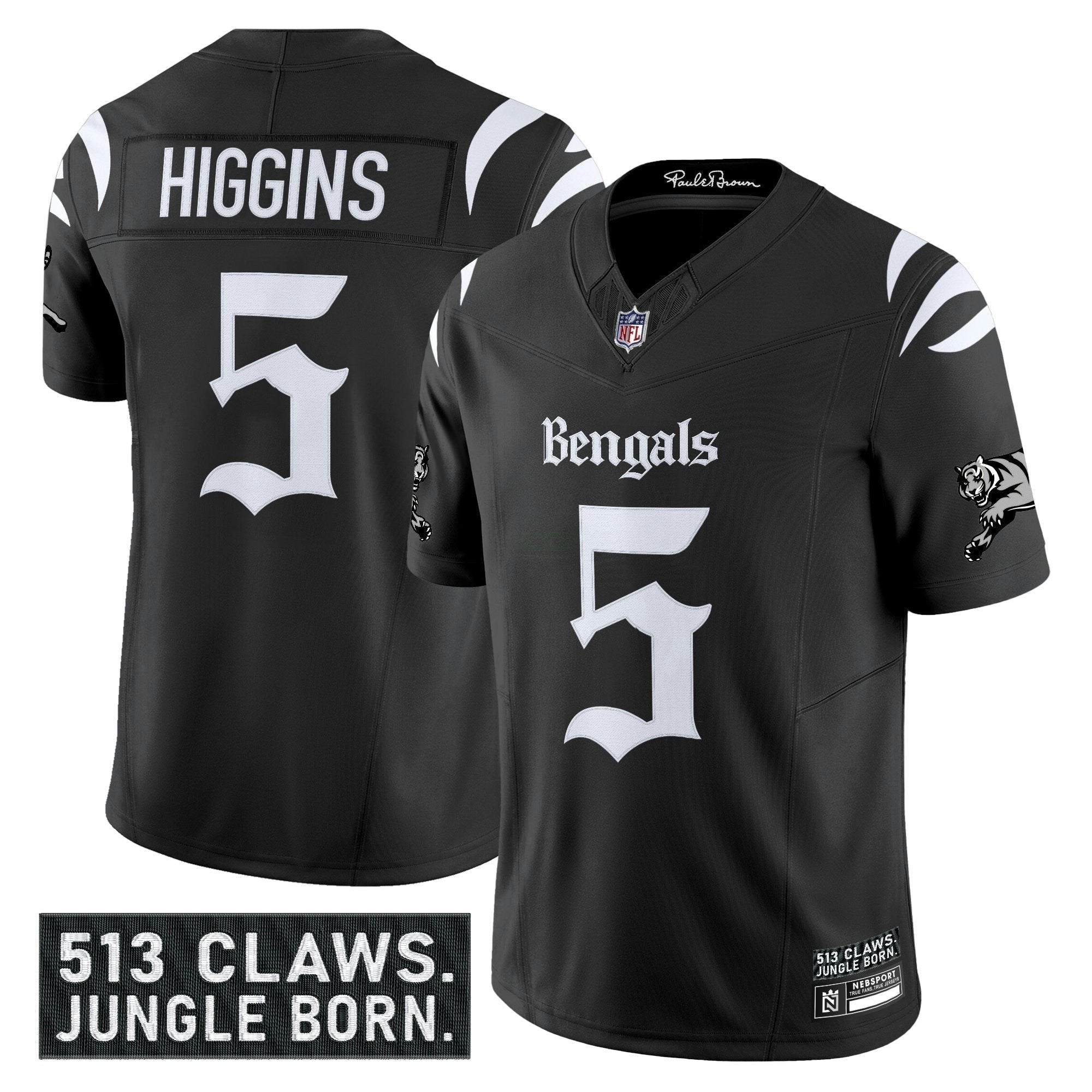 Camisa NFL Men’s Cincinnati ‘Gothic Jungle Shadows Edition’ Vapor Limited Jersey