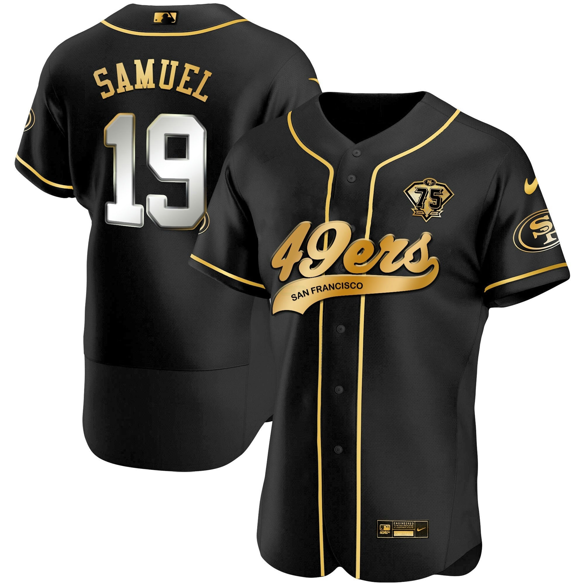 Camisa NFL Men’s Cool Base Dourada Jersey V2
