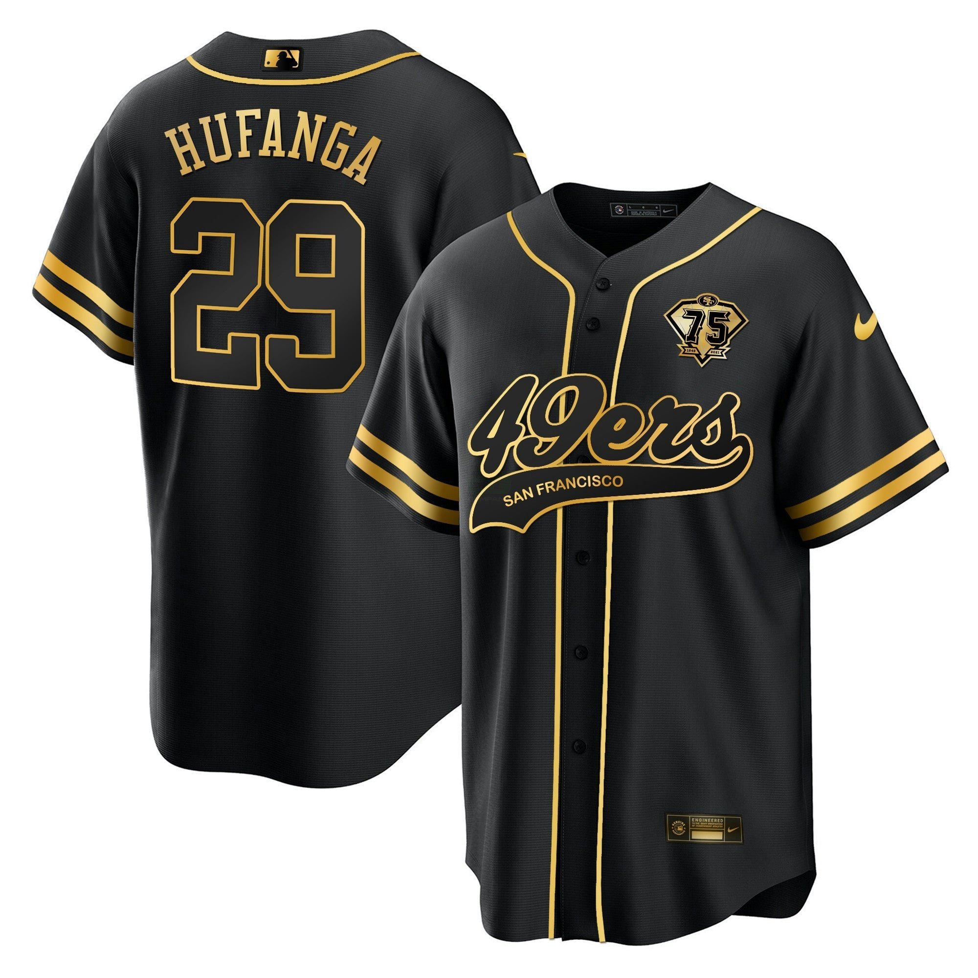 Camisa NFL Men’s Cool Base Dourada Limited Jersey
