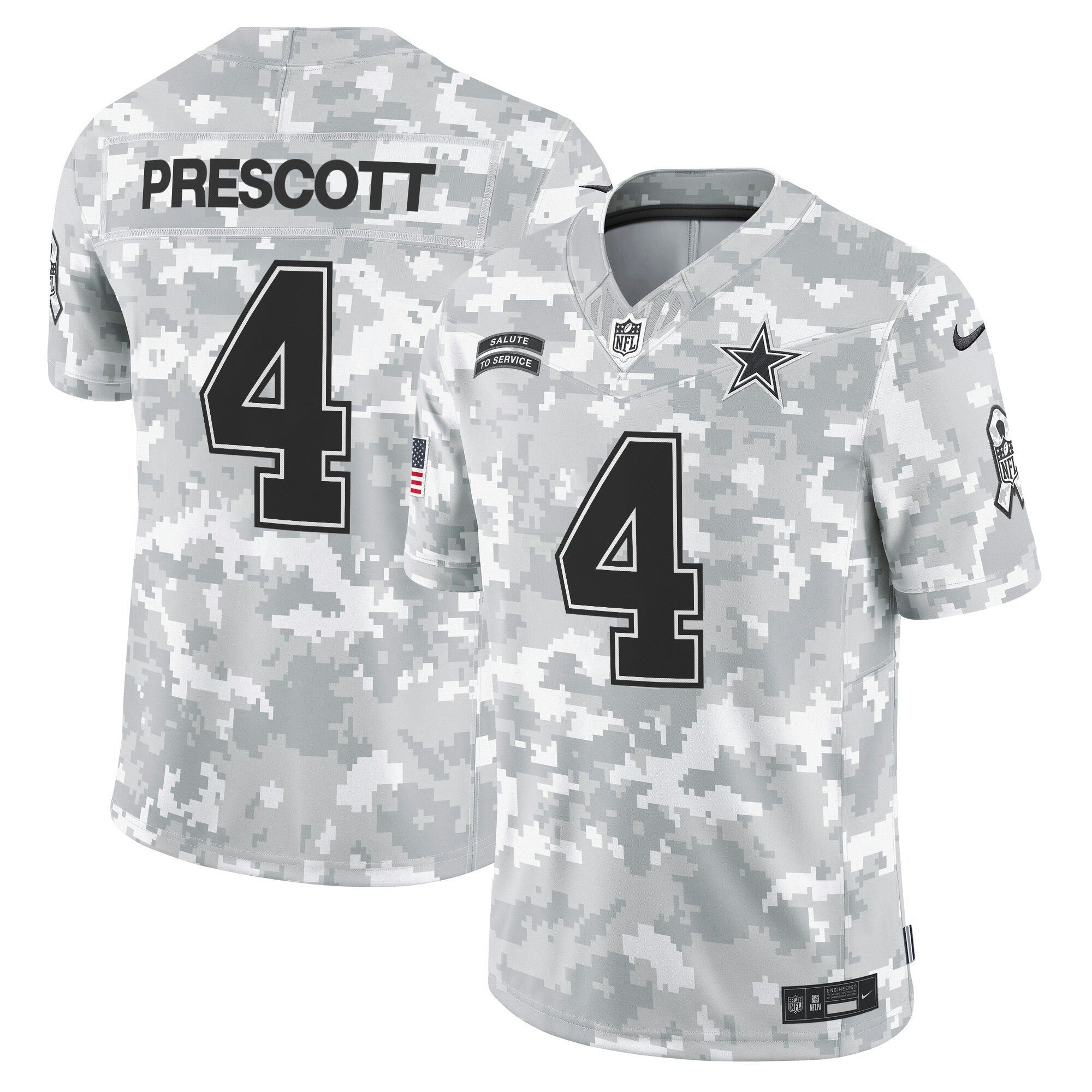 Camisa NFL Men’s Dallas 2024 Salute to Service Vapor Limited Jersey – All stitched