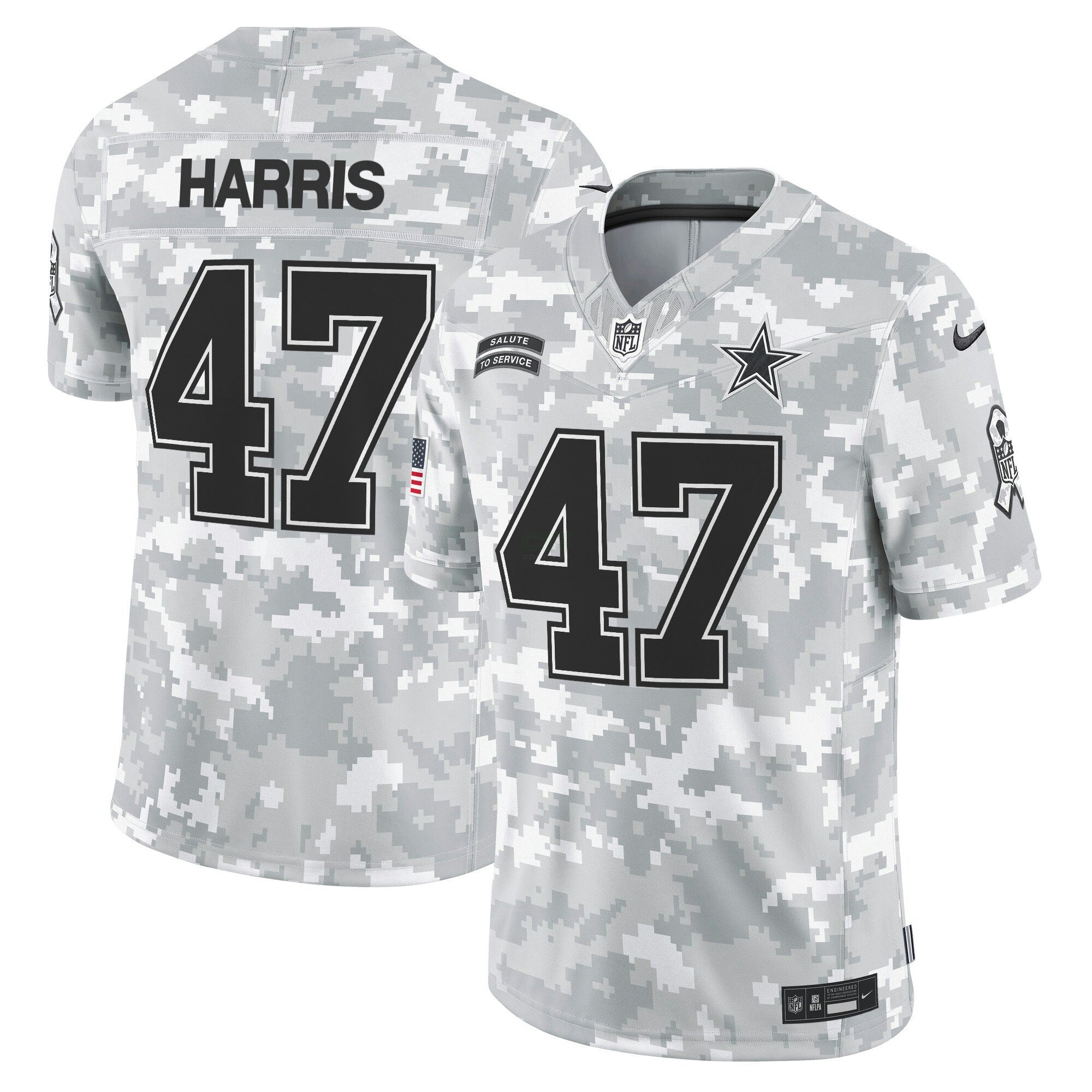 Camisa NFL Men’s Dallas 2024 Salute to Service Vapor Limited Jersey – All stitched