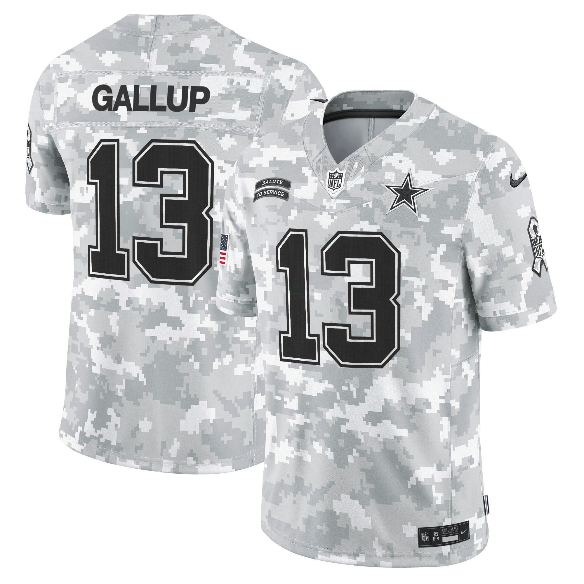 Camisa NFL Men’s Dallas 2024 Salute to Service Vapor Limited Jersey – All stitched