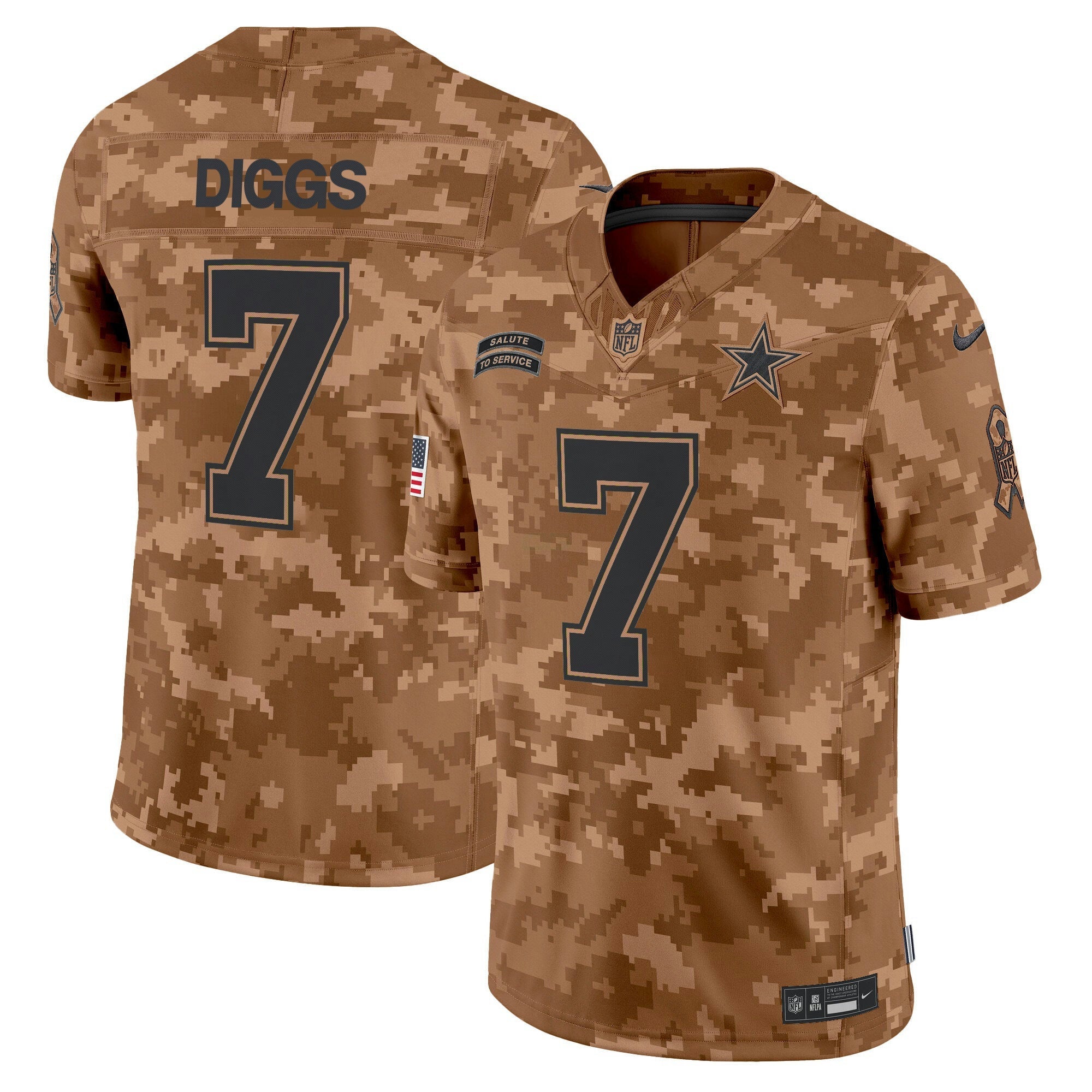 Camisa NFL Men’s Dallas 2024 Salute to Service Vapor Limited Jersey – All stitched