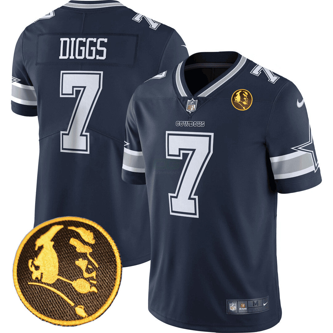 Camisa NFL Men’s Dallas John Madden Honoring Patch Jersey