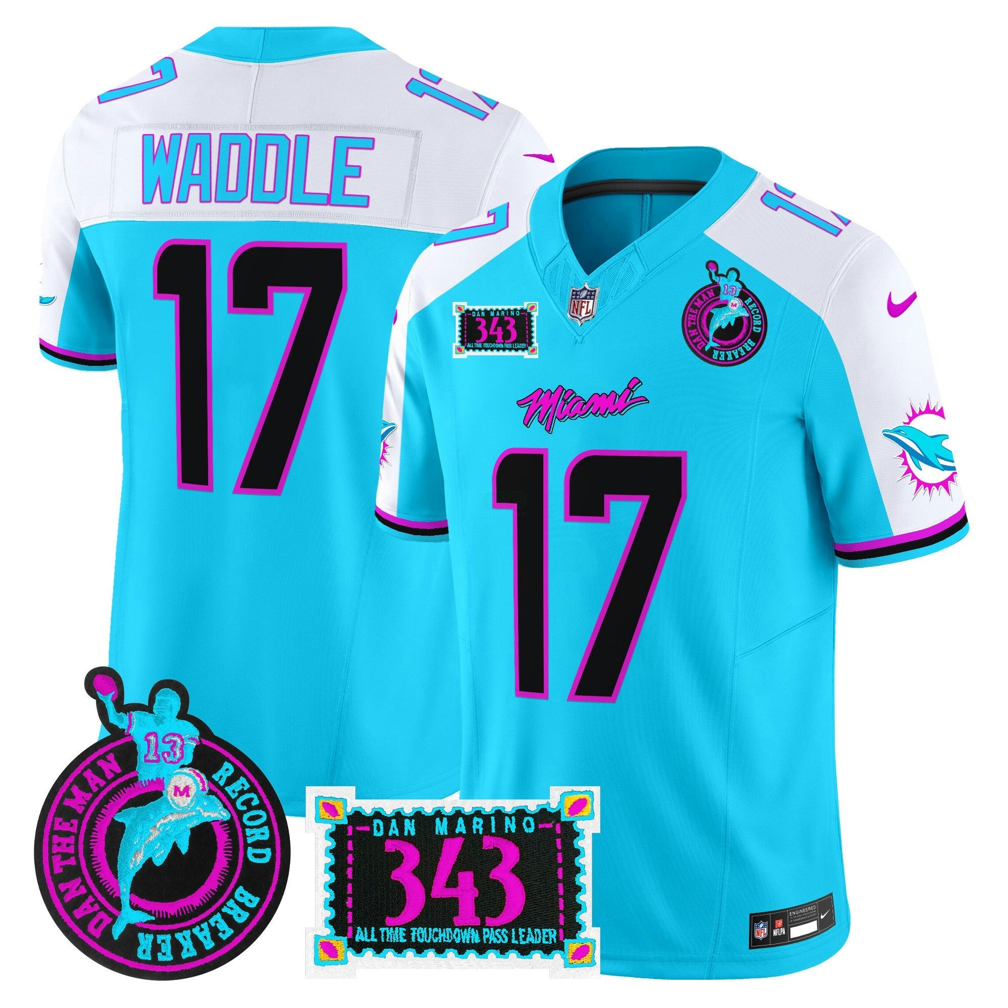 Camisa NFL Men’s “Dan the Man Record Breaker” Patch Vapor Limited Jersey