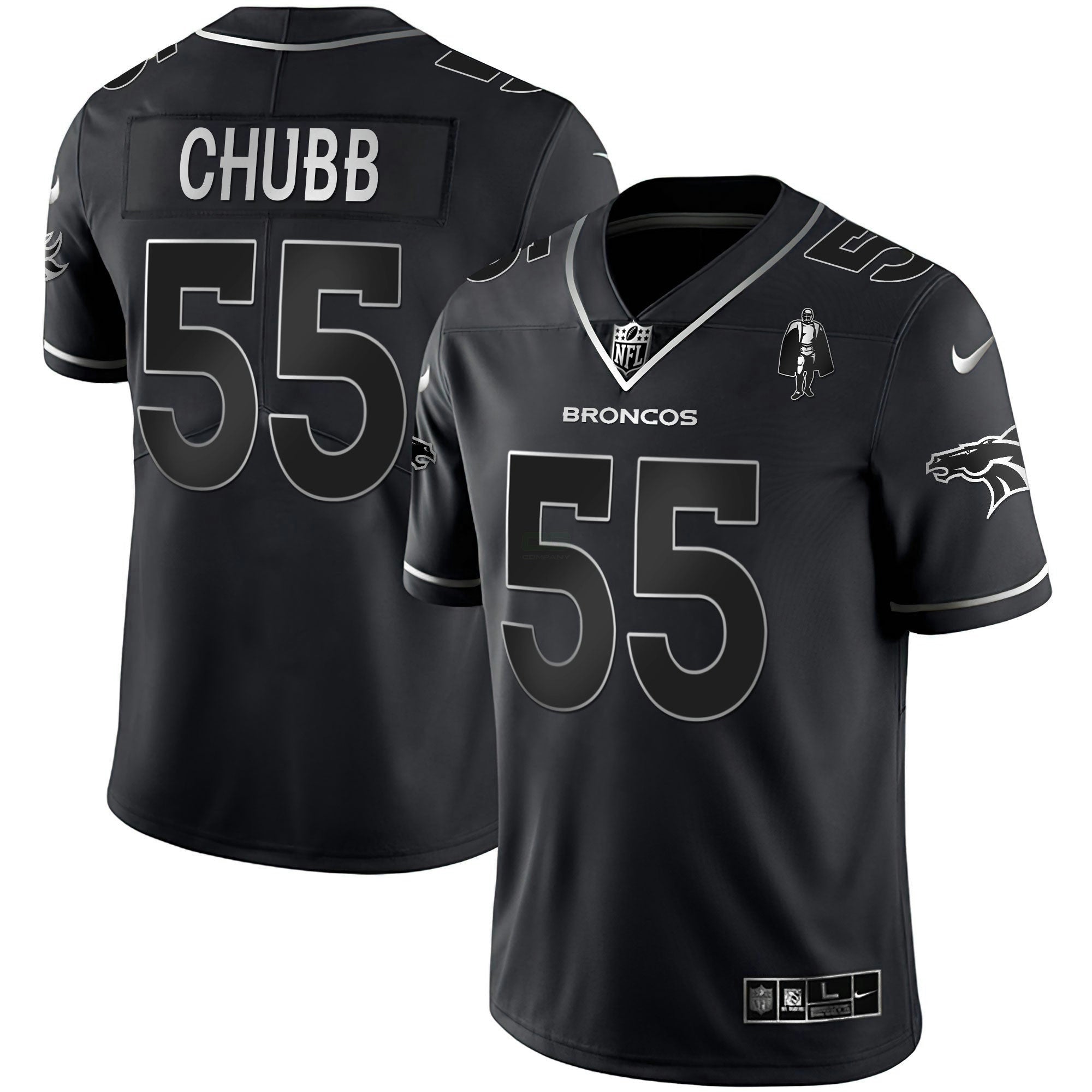 Camisa NFL Men’s Denver Branca Dourada and Preta Dourada Jersey