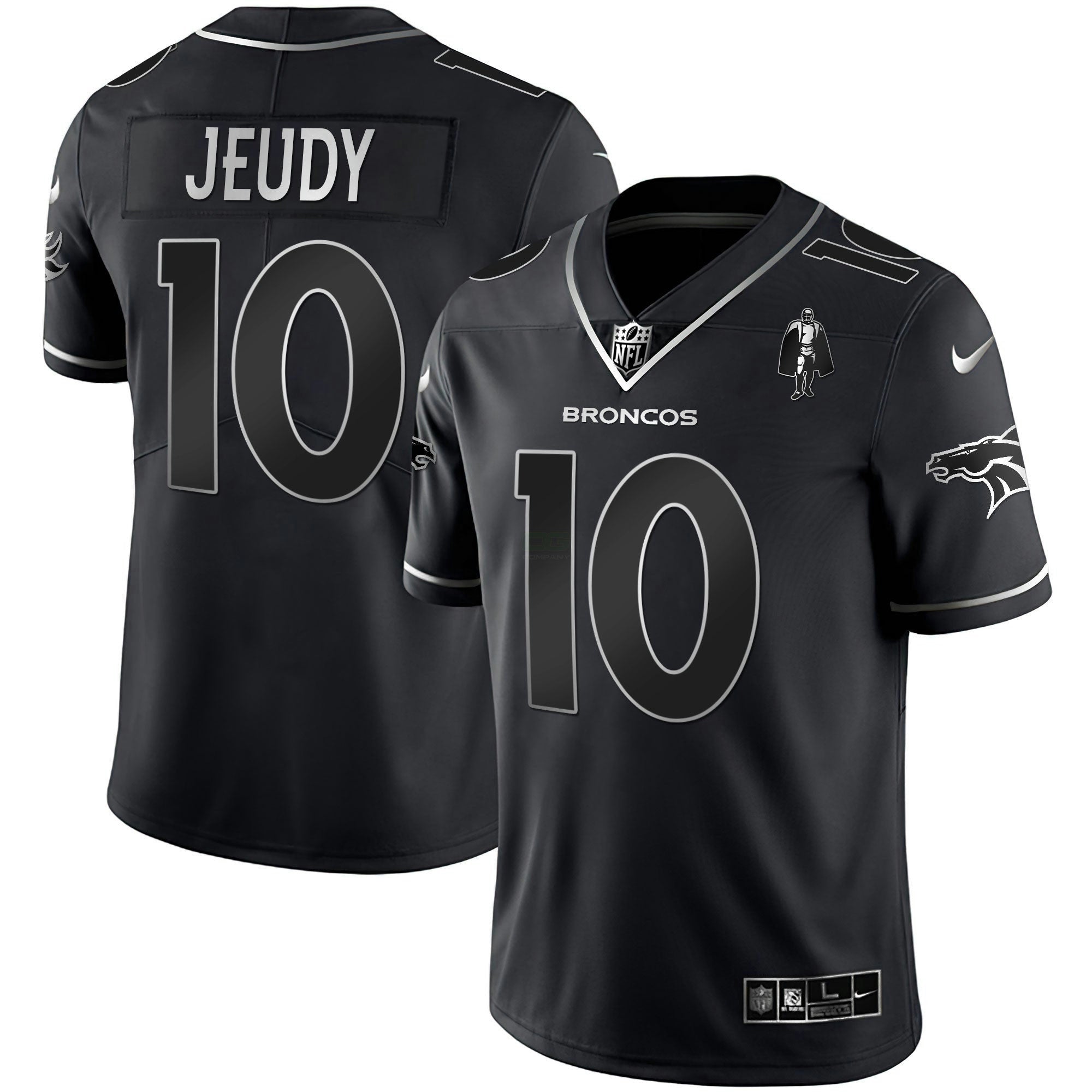 Camisa NFL Men’s Denver Branca Dourada and Preta Dourada Jersey