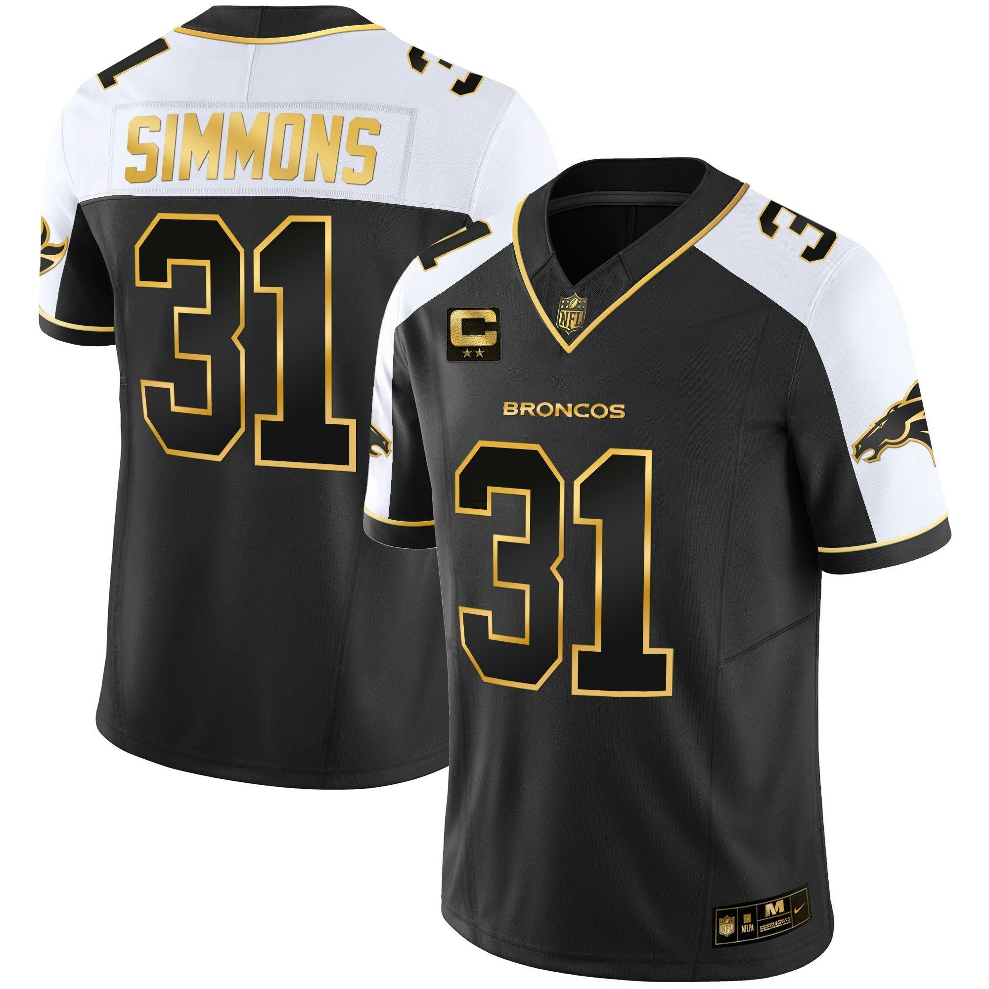 Camisa NFL Men’s Denver Gold Vapor Limited Jersey