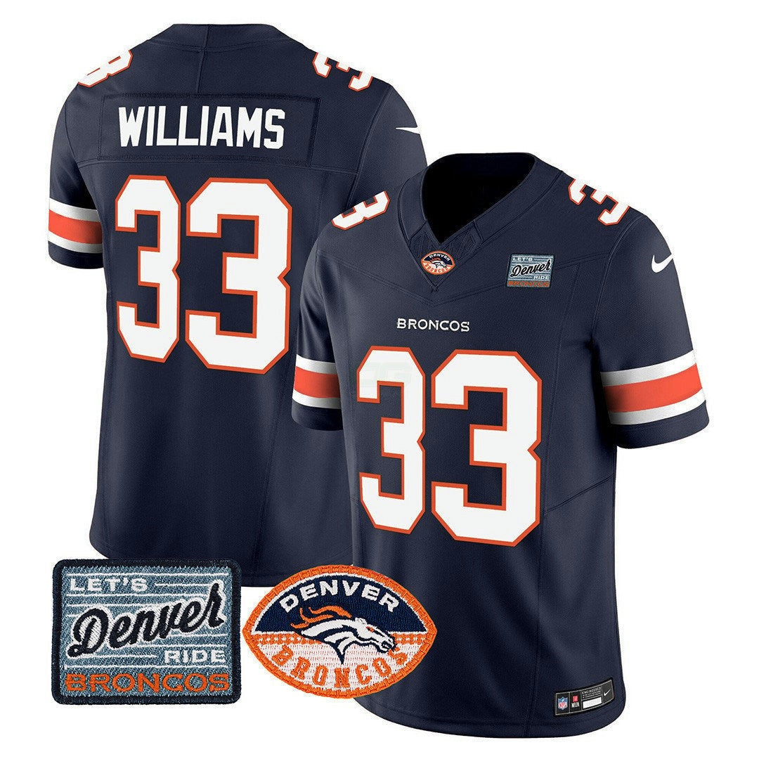 Camisa NFL Men’s Denver Logo Patch Limited Jersey