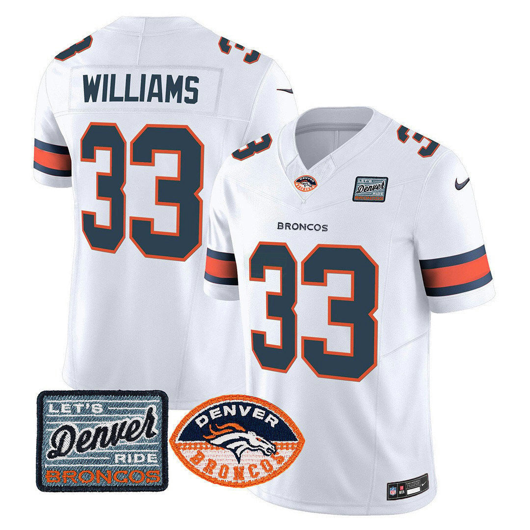Camisa NFL Men’s Denver Logo Patch Limited Jersey