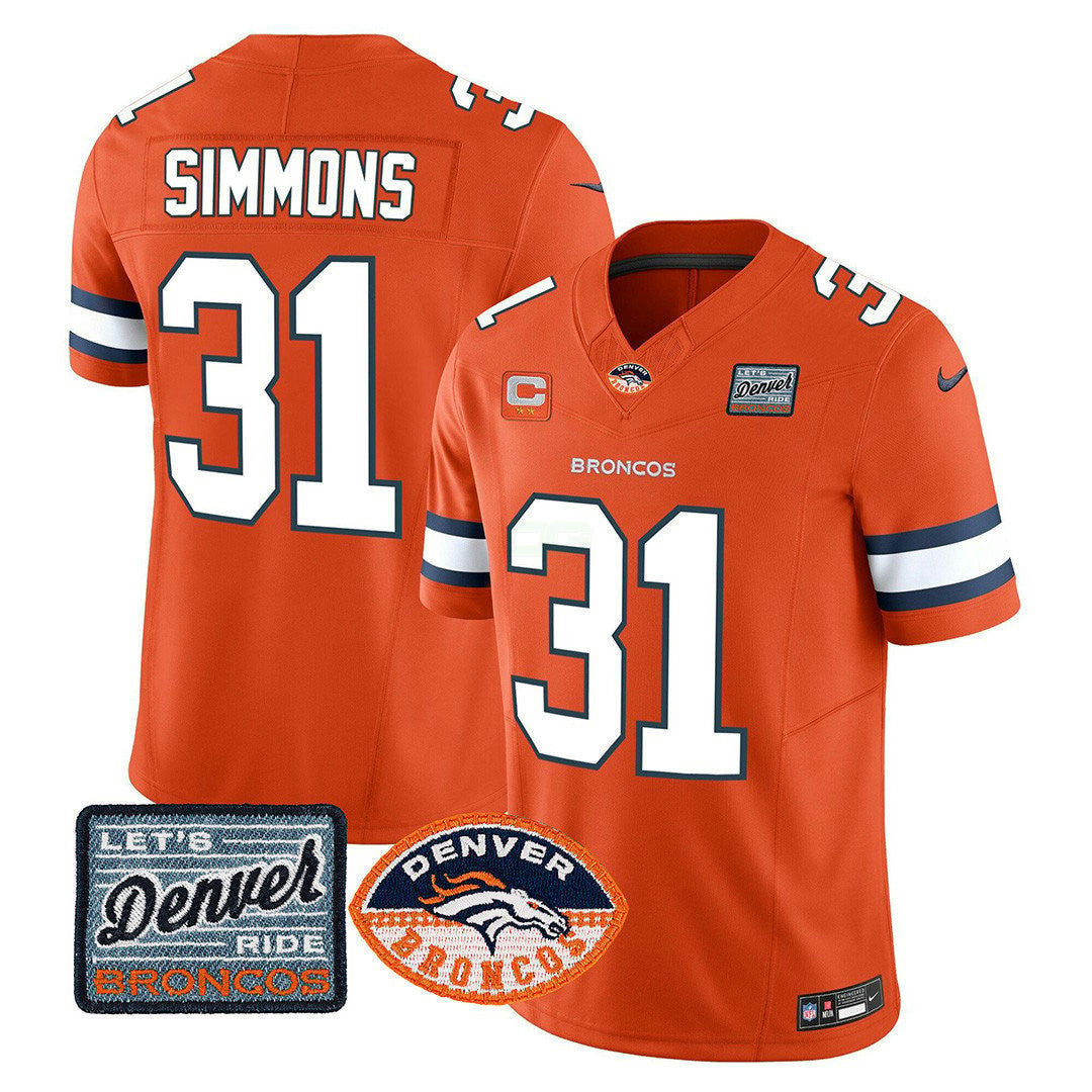 Camisa NFL Men’s Denver Logo Patch Limited Jersey