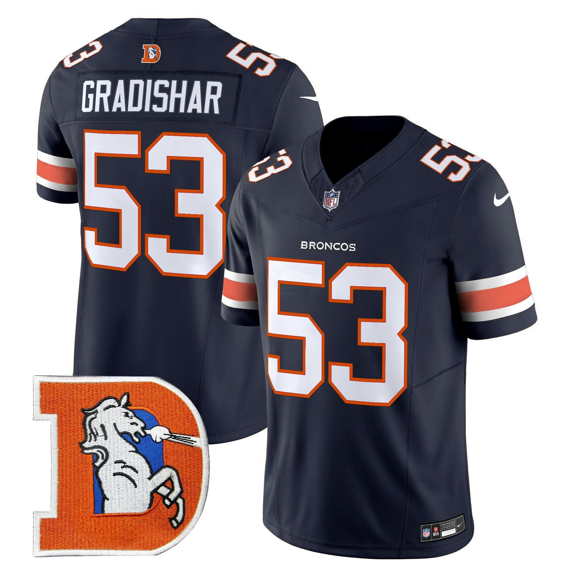 Camisa NFL Men’s Denver Throwback Vapor Limited Jersey V2