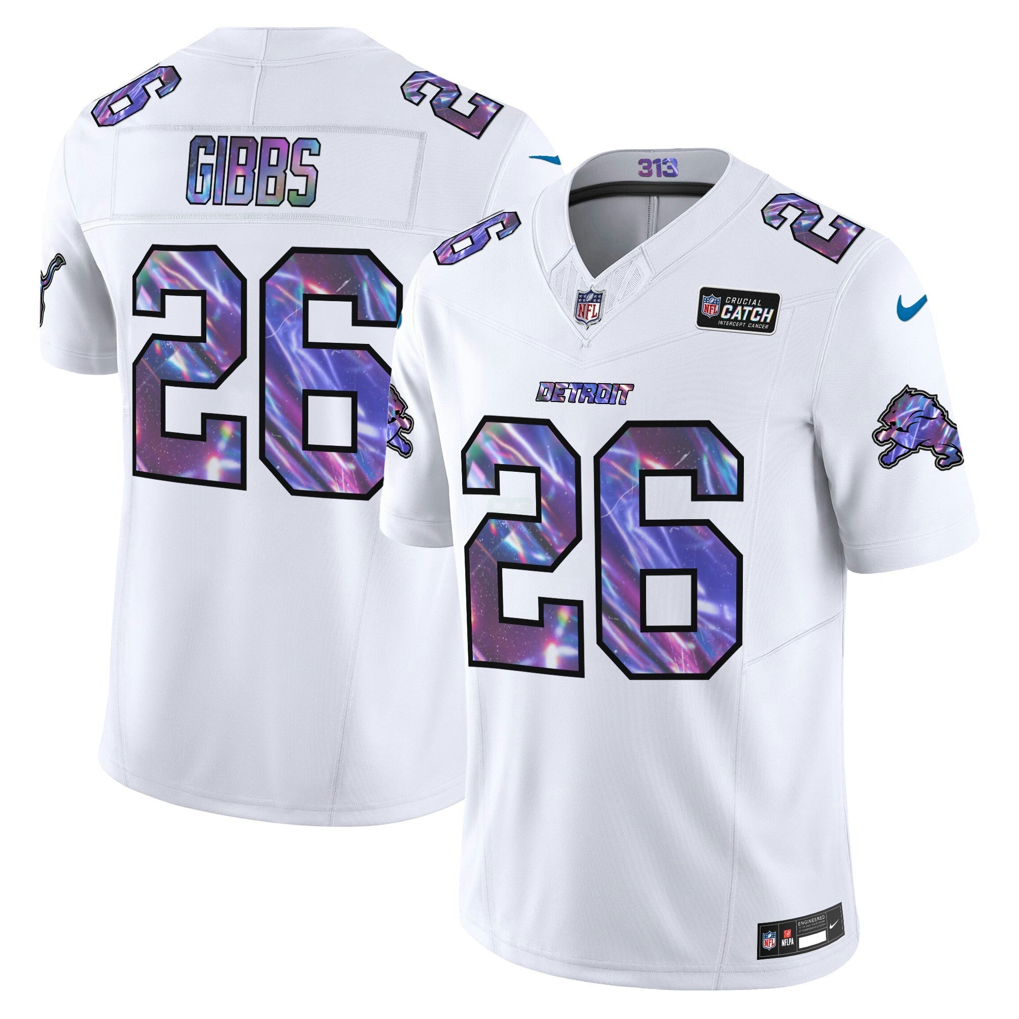 Camisa NFL Men’s Detroit 2024 Crucial Catch Vapor Limited Jersey