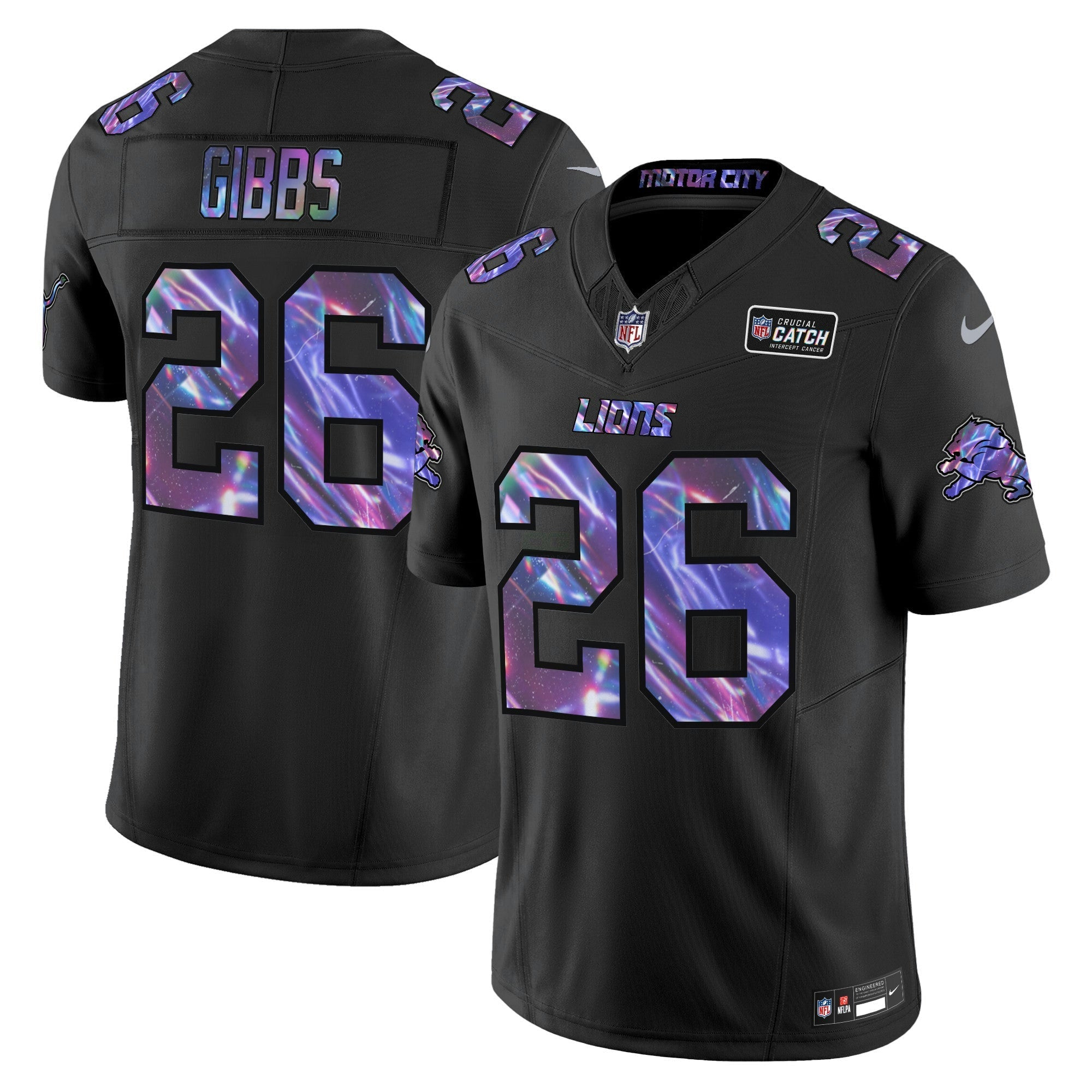 Camisa NFL Men’s Detroit 2024 Crucial Catch Vapor Limited Jersey