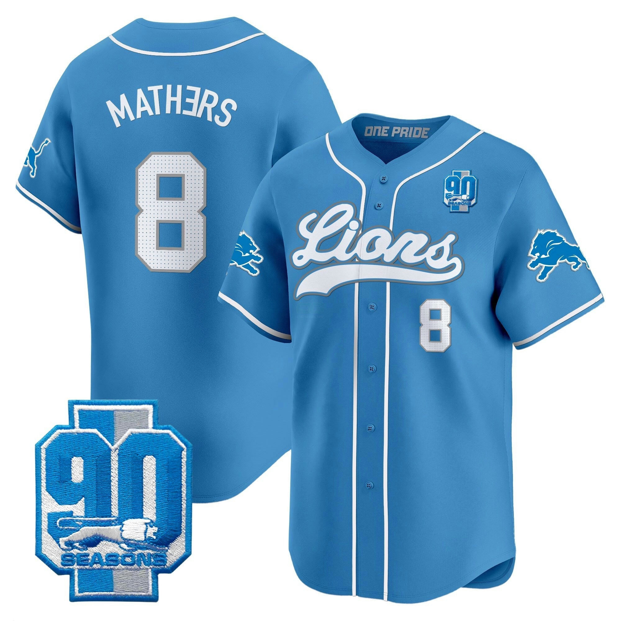 Camisa NFL Men’s Detroit 2025 Vapor Jersey