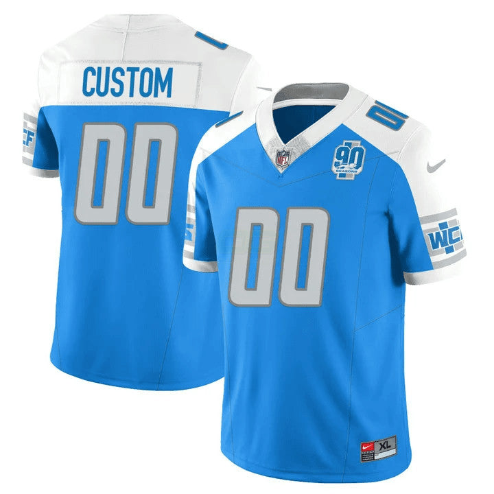 Camisa NFL Men’s Detroit 90th Year Patch Vapor Jersey V2