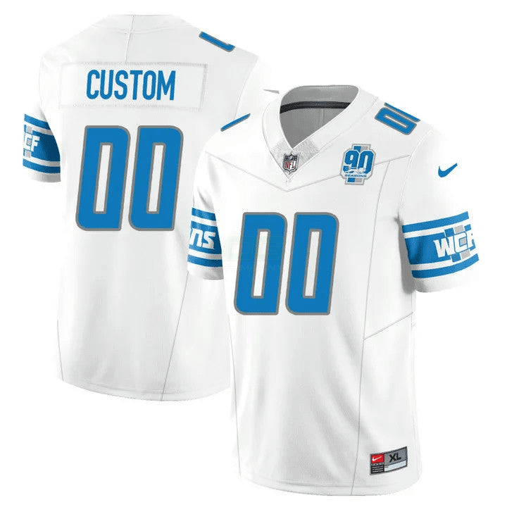 Camisa NFL Men’s Detroit 90th Year Patch Vapor Jersey V2