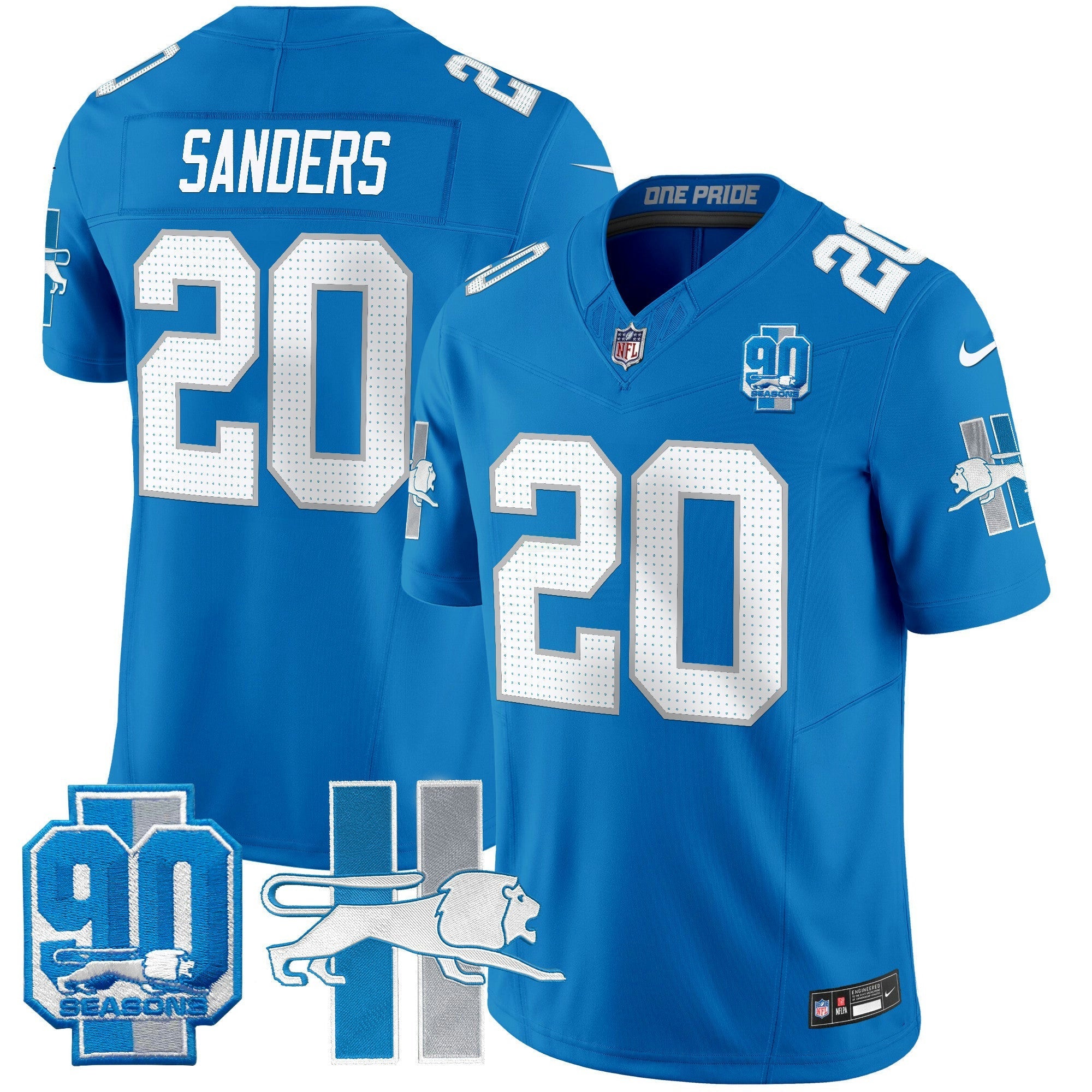 Camisa NFL Men’s Detroit Lion 1946 Throwback Vapor Limited Jersey