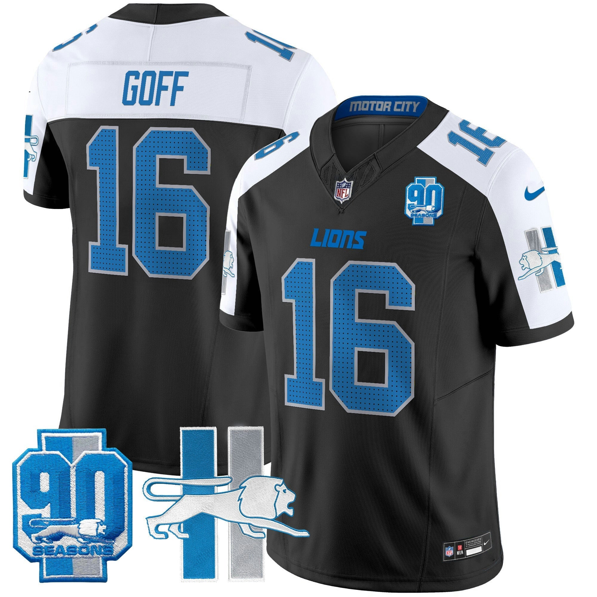 Camisa NFL Men’s Detroit Lion 1946 Throwback Vapor Limited Jersey