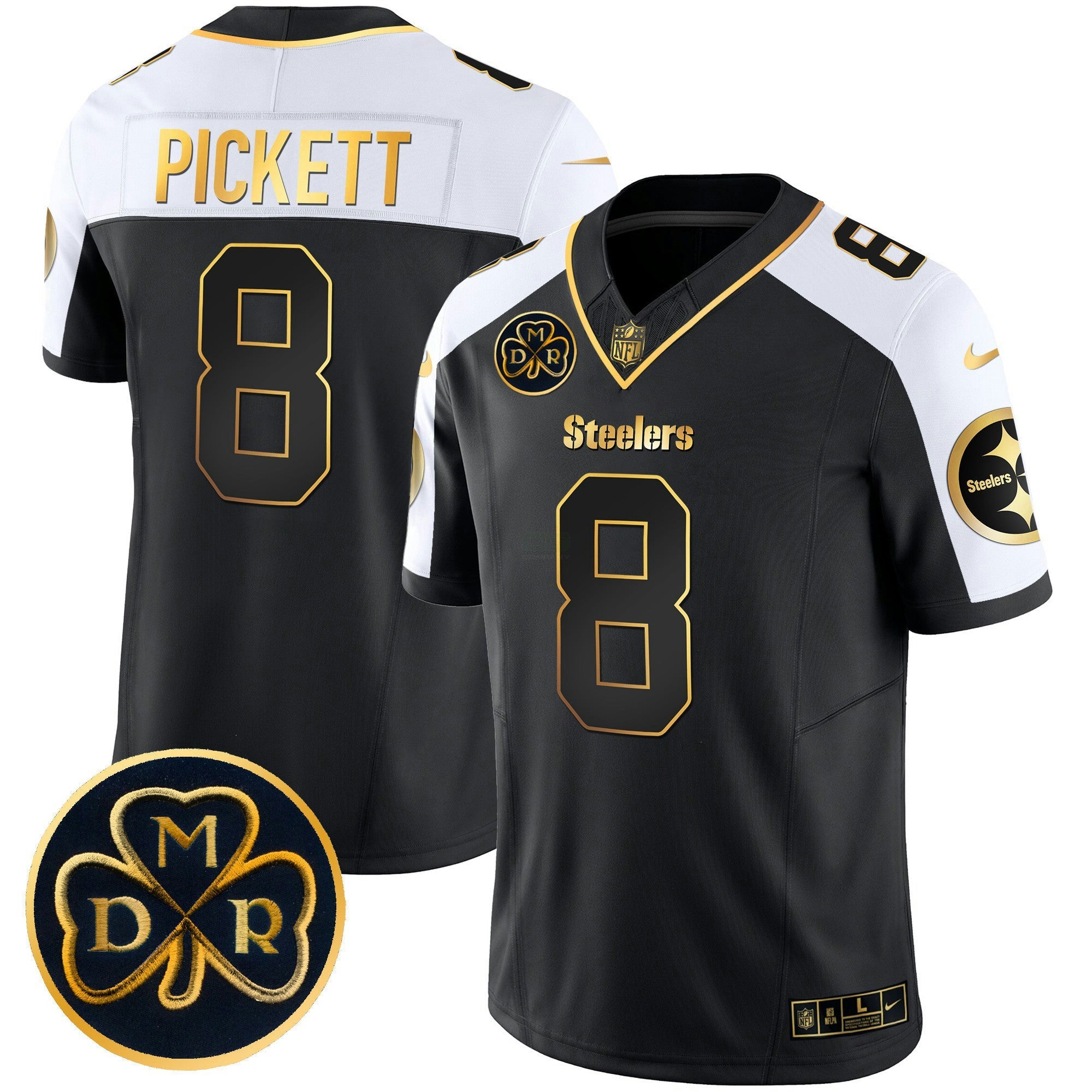 Camisa NFL Men’s DMR Patch Dourada Vapor Limited Jersey