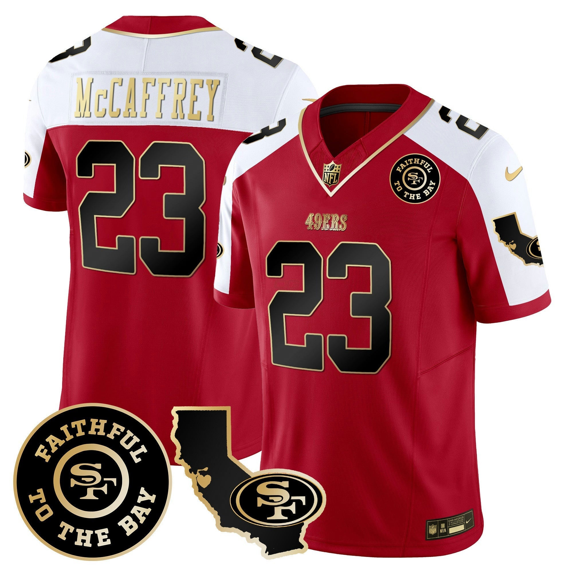 Camisa NFL Men’s Faithful & California Patch Vapor Jersey