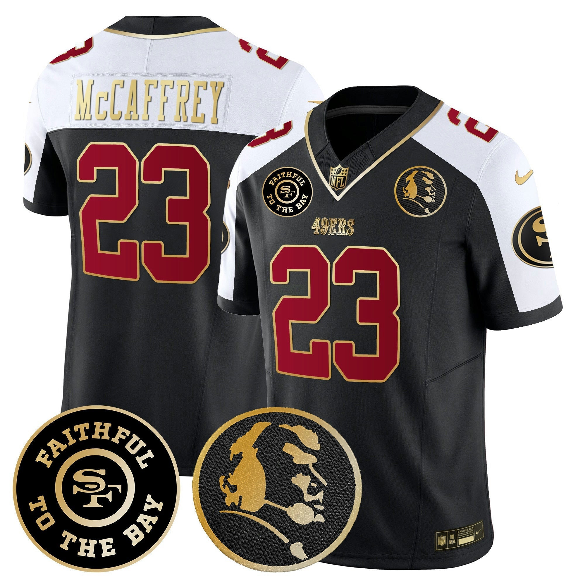 Camisa NFL Men’s Faithful & John Madden Patch Vapor Jersey