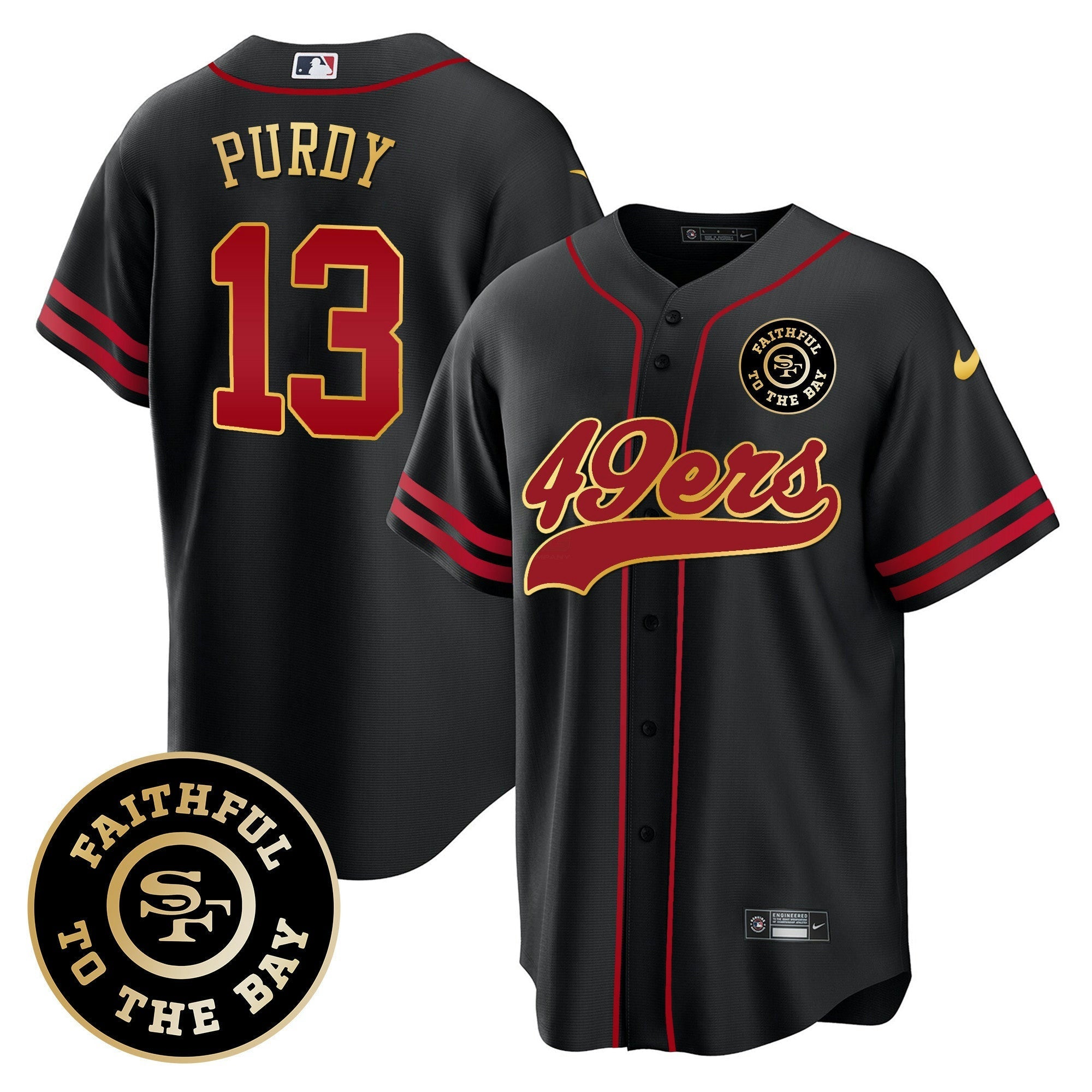 Camisa NFL Men’s Faithful To The Bay Patch Jersey V2