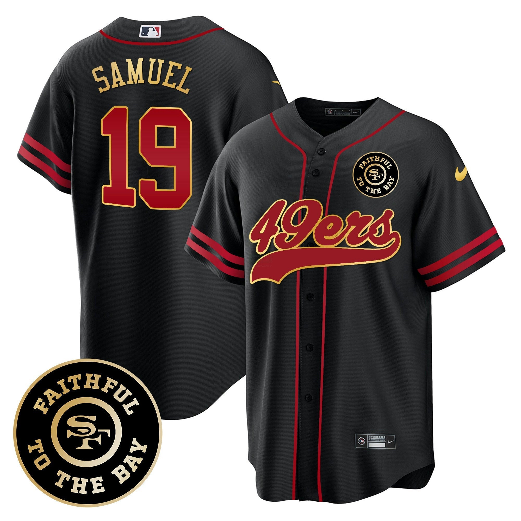 Camisa NFL Men’s Faithful To The Bay Patch Jersey V2