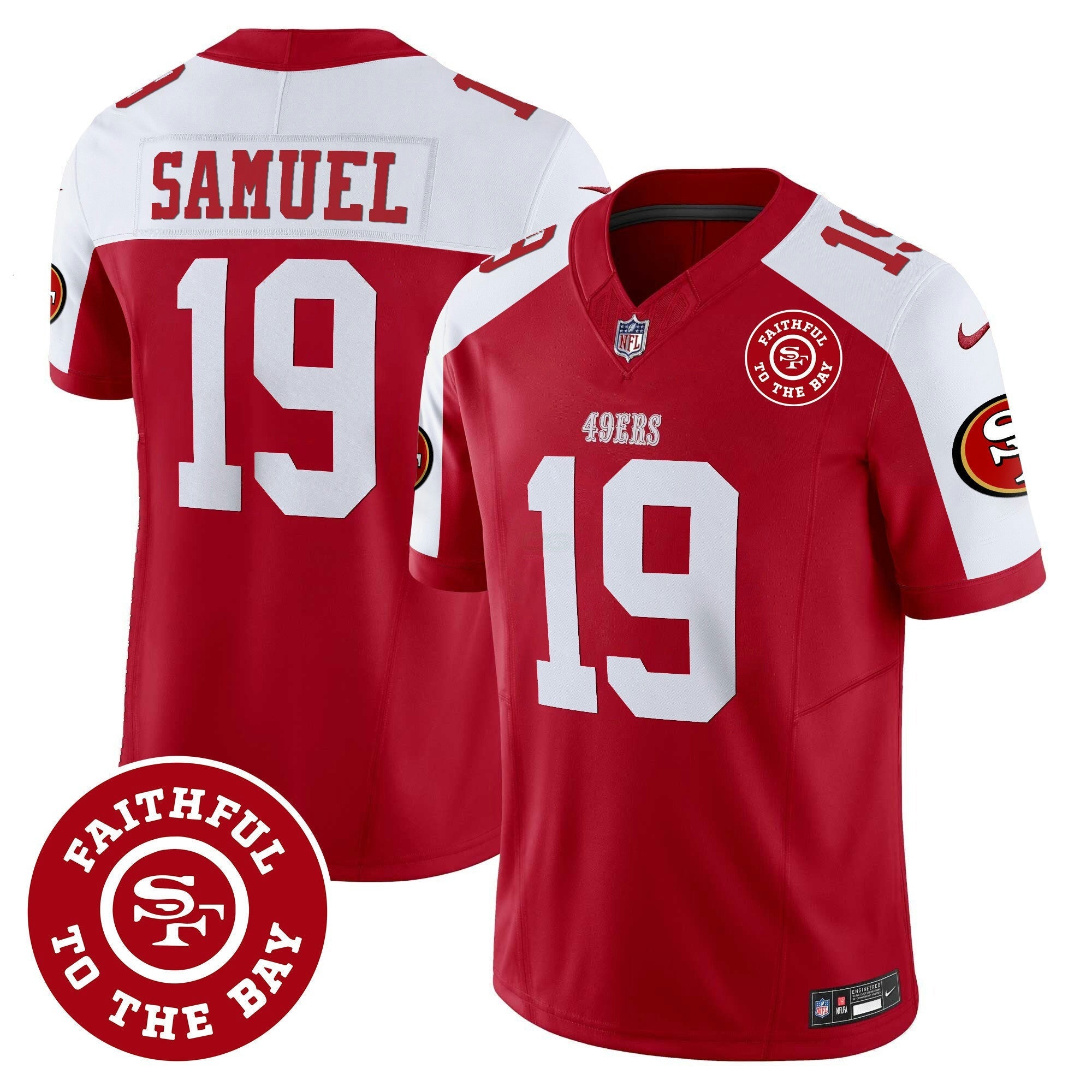 Camisa NFL Men’s Faithful To The Bay Patch Vapor Jersey
