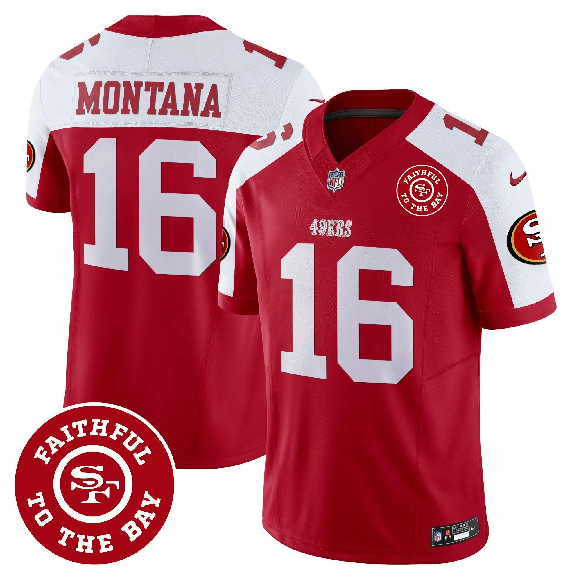 Camisa NFL Men’s Faithful To The Bay Patch Vapor Jersey