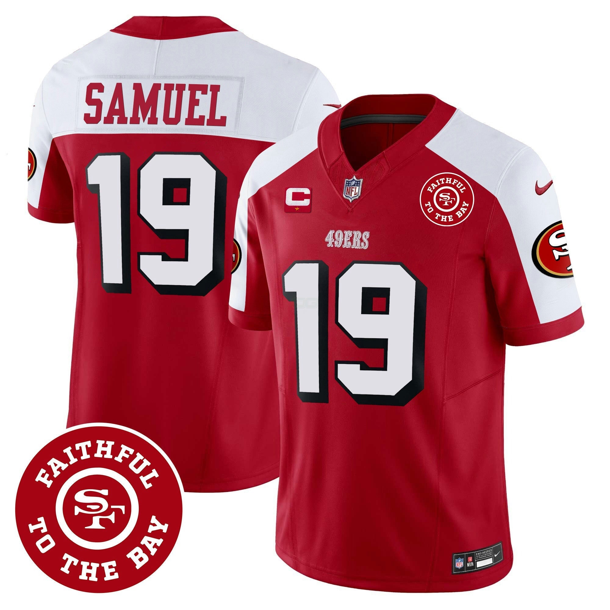 Camisa NFL Men’s Faithful To The Bay Patch Vapor Jersey V2