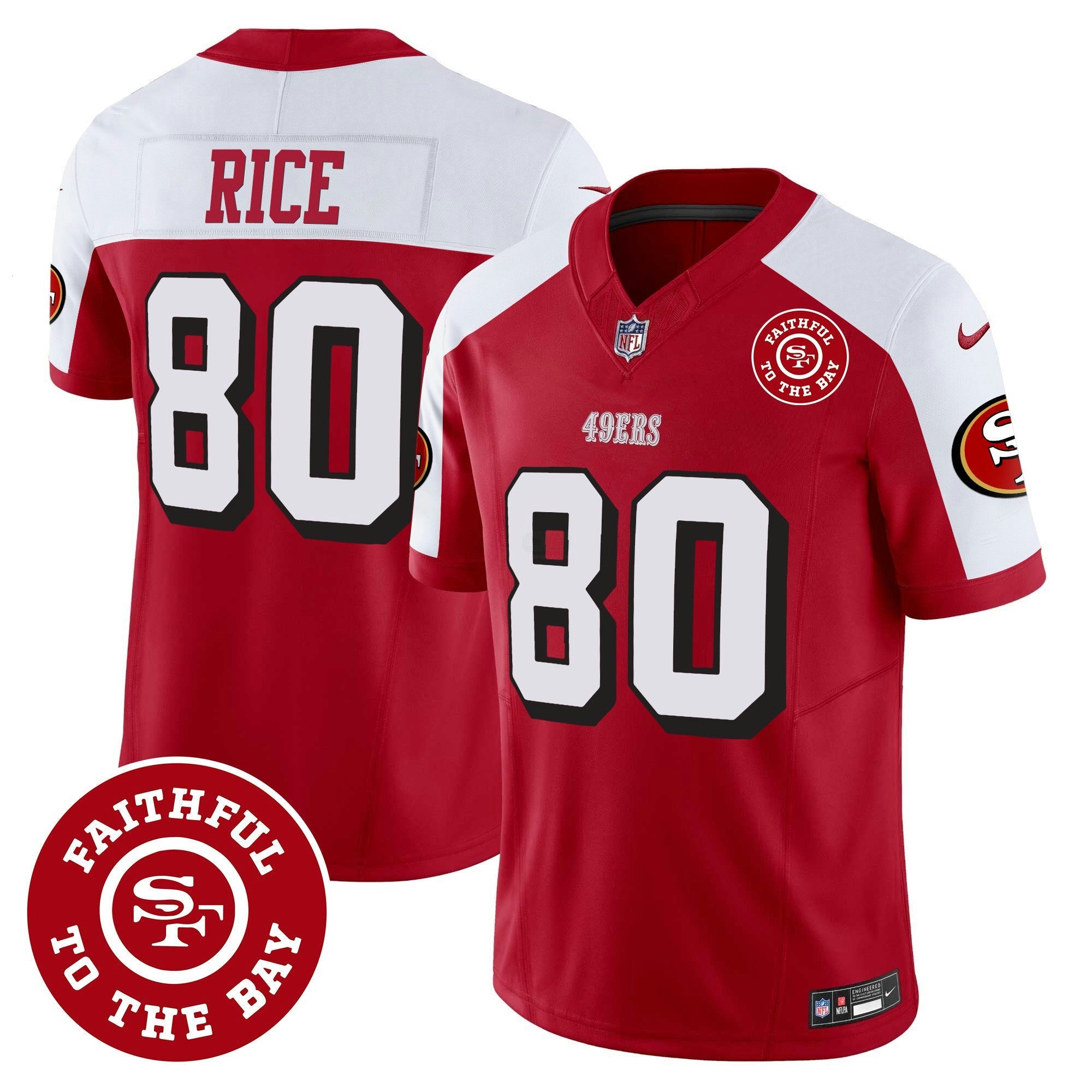 Camisa NFL Men’s Faithful To The Bay Patch Vapor Jersey V2