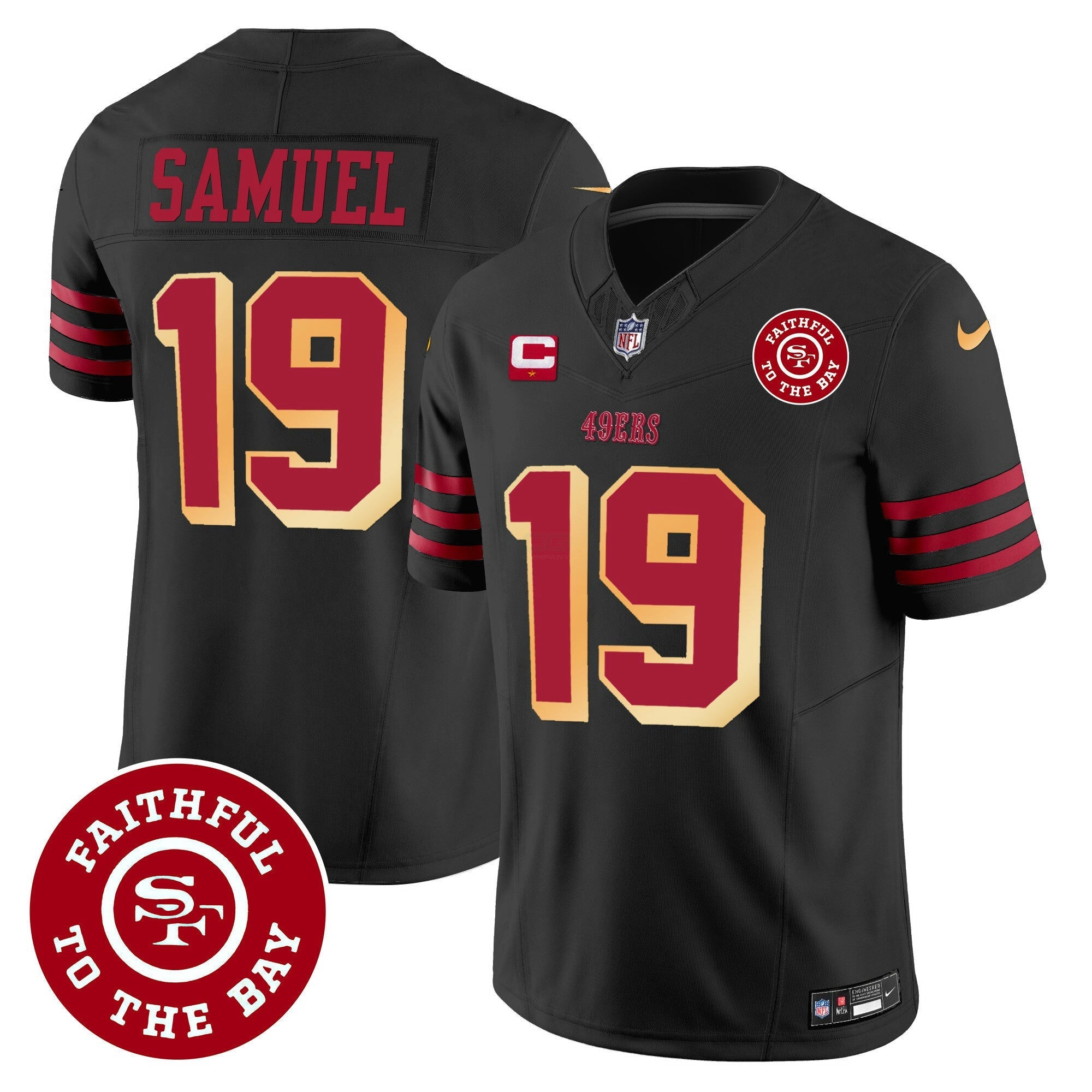 Camisa NFL Men’s Faithful To The Bay Patch Vapor Jersey V2