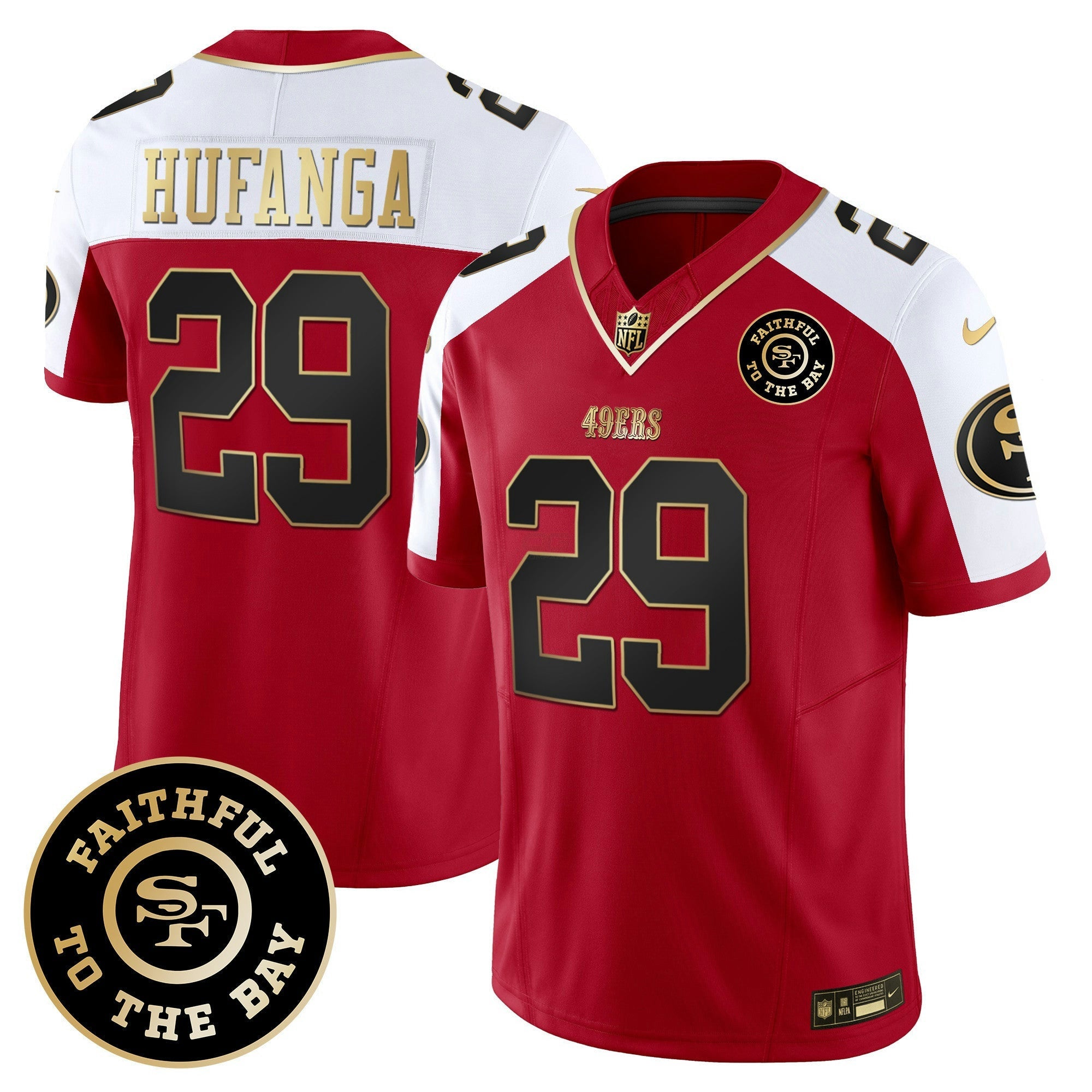 Camisa NFL Men’s Faithful To The Bay Patch Vapor Limited Jersey