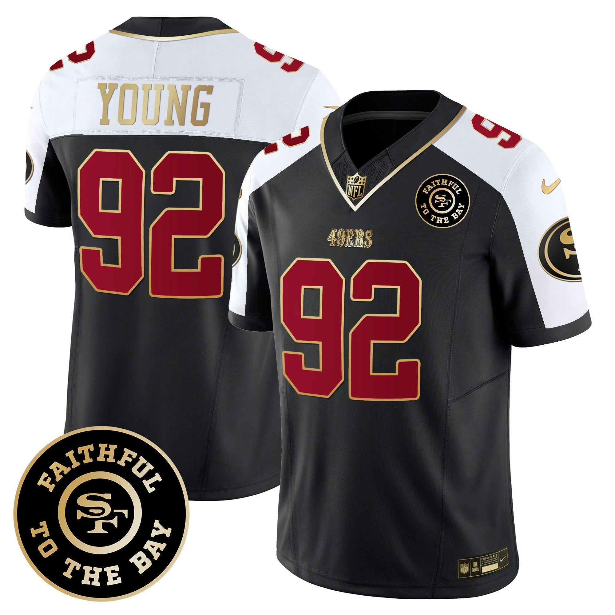 Camisa NFL Men’s Faithful To The Bay Patch Vapor Limited Jersey V4