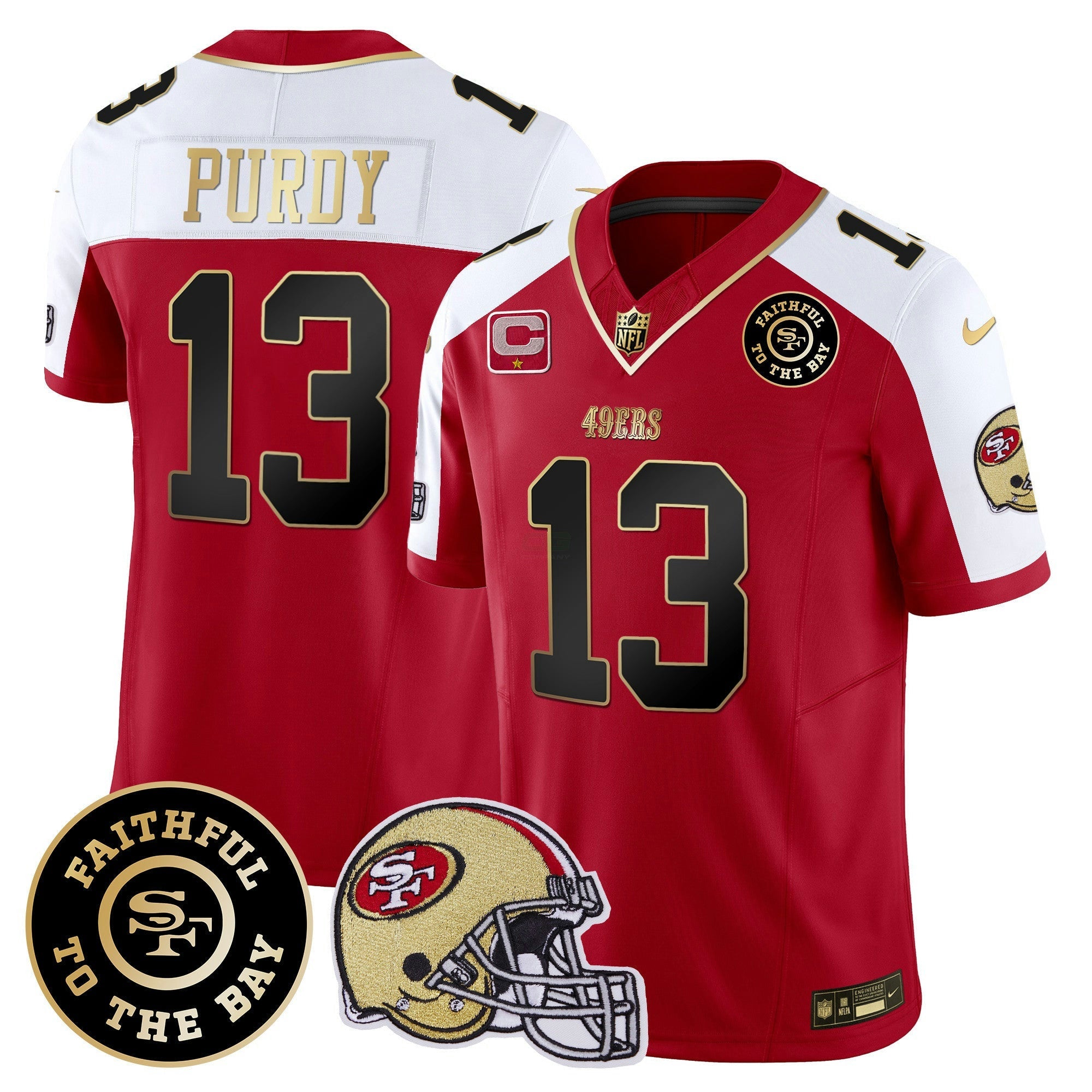 Camisa NFL Men’s Faithful To The Bay Patch Vapor Limited Jersey V5