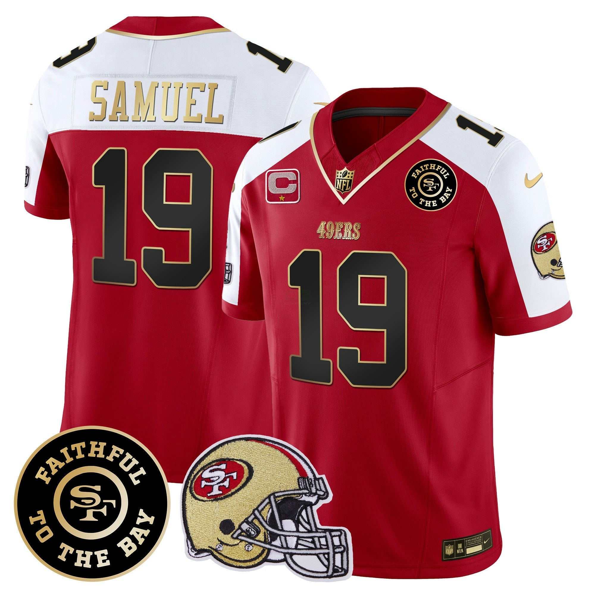 Camisa NFL Men’s Faithful To The Bay Patch Vapor Limited Jersey V5